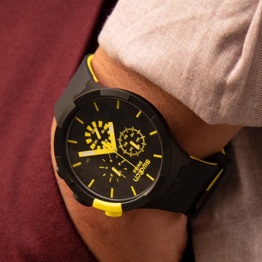 CHECKPOINT YELLOW - SB02B403 | Swatch® Canada