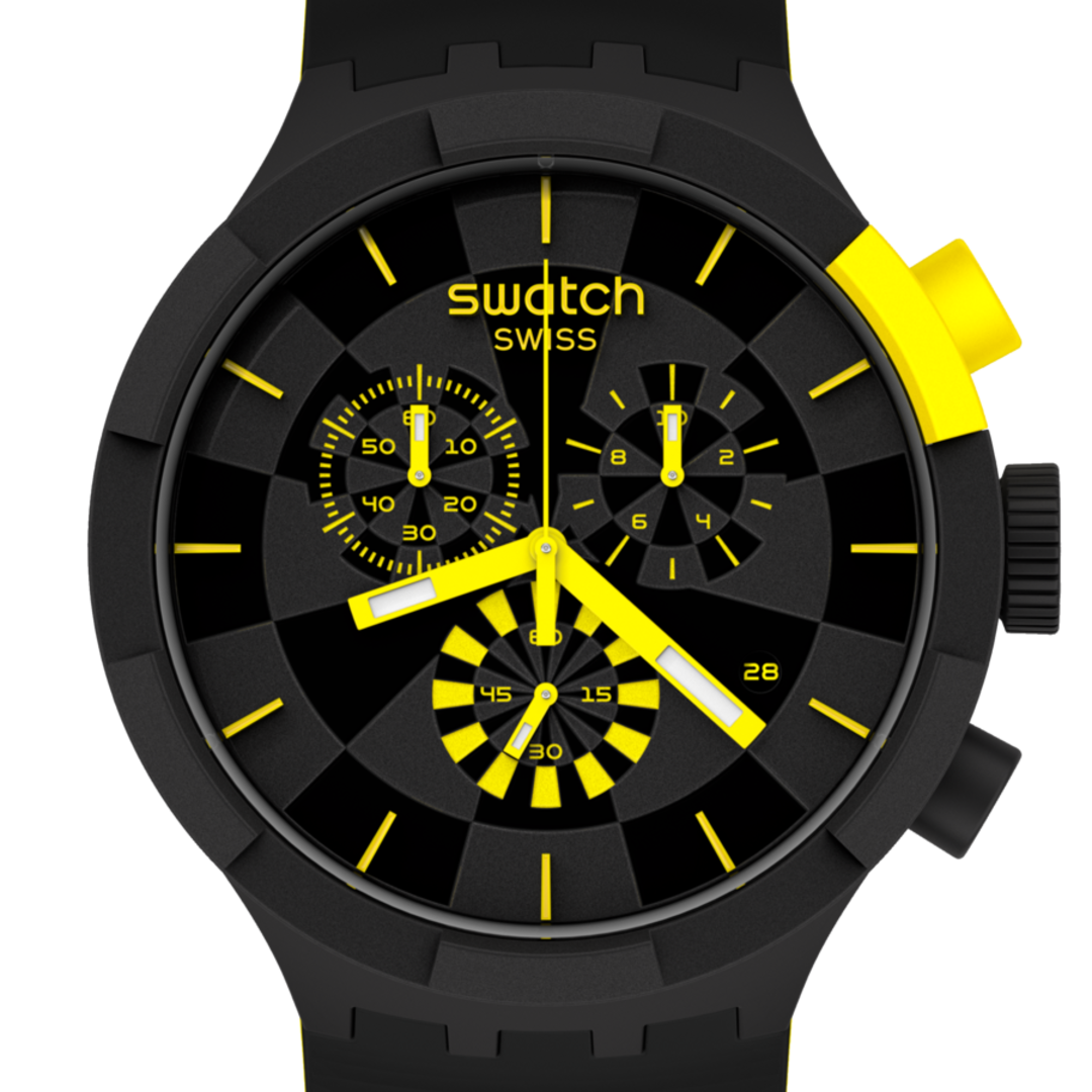 Black and yellow watches sale