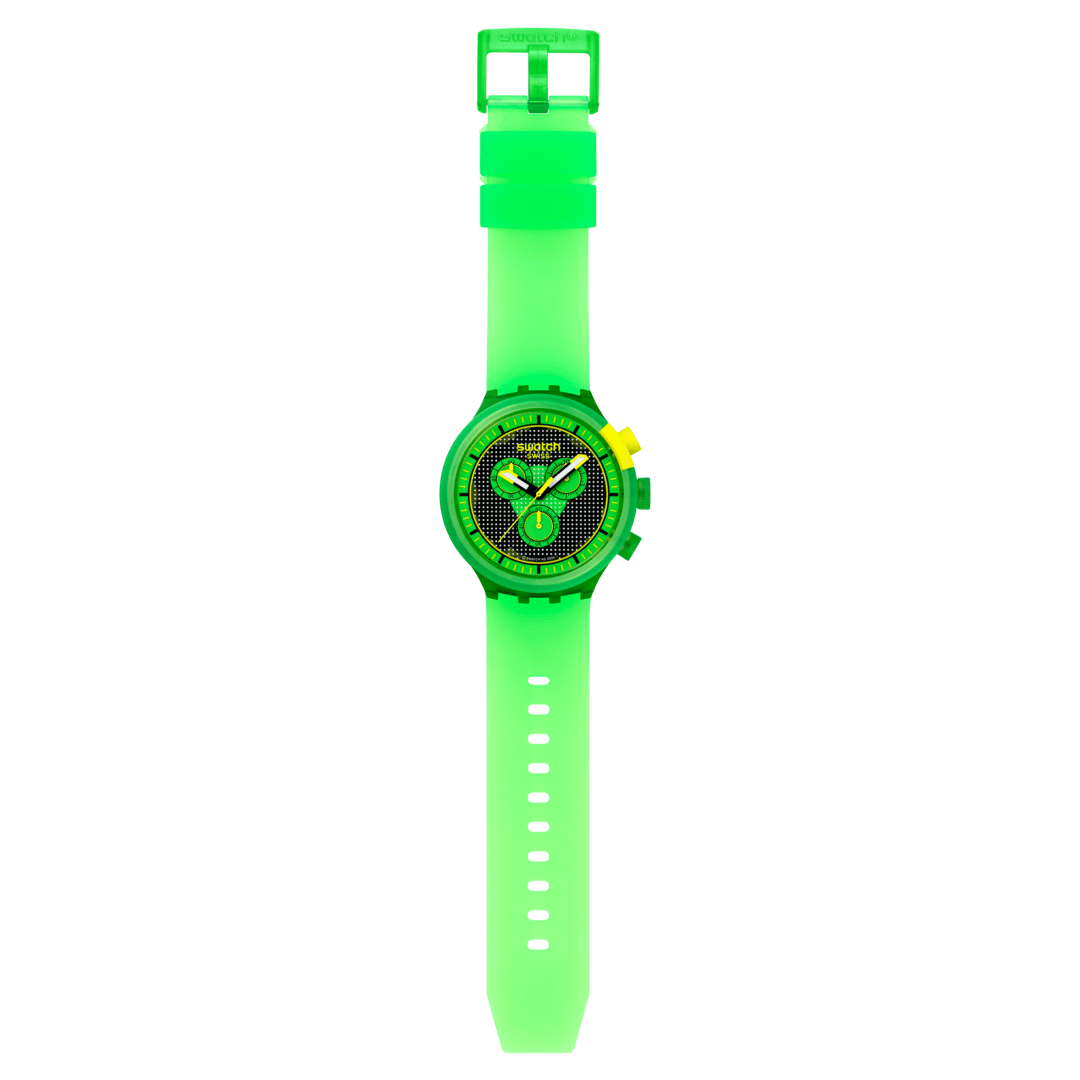 GLOWINGLY GREEN - SB02G100 | ウォッチ : 大きい文字盤 | Swatch® 日本
