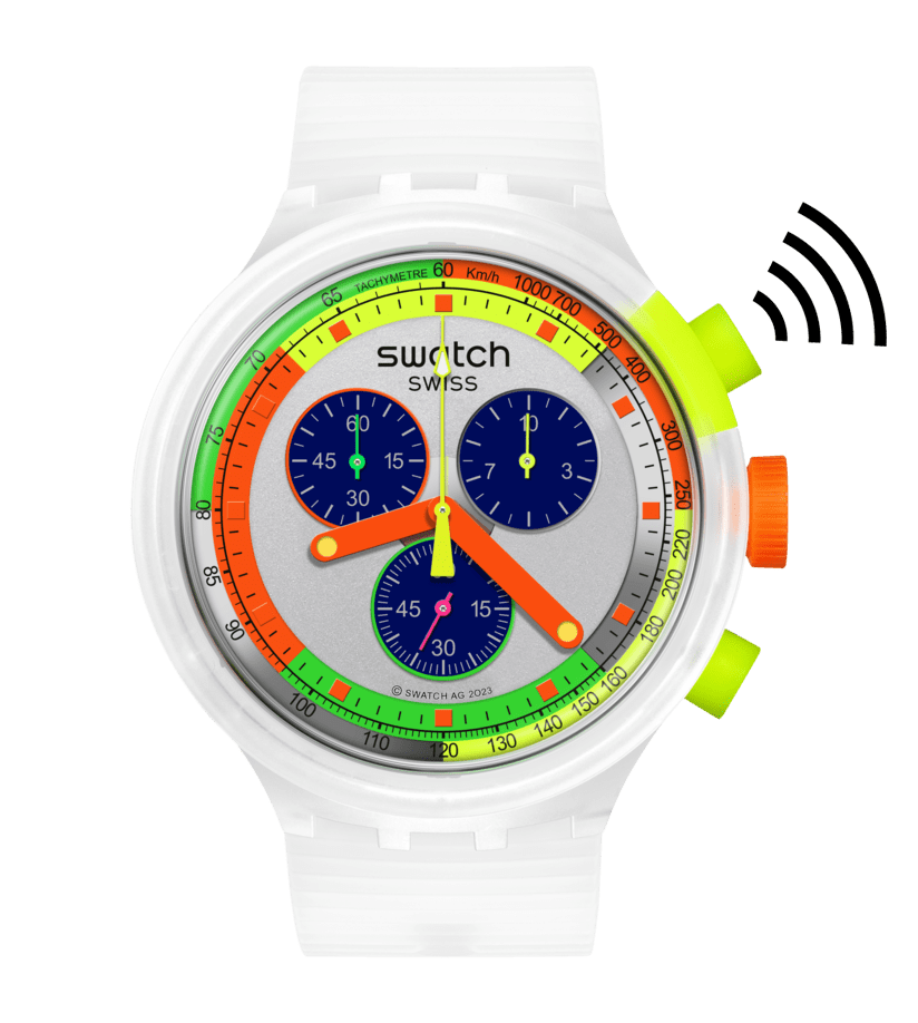 View of product SWATCH NEON JELLY PAY!