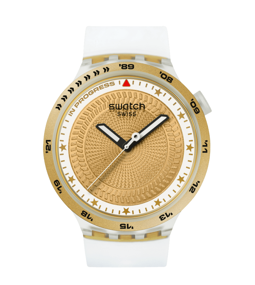 Relojes con tonos dorados Swatch Mexico