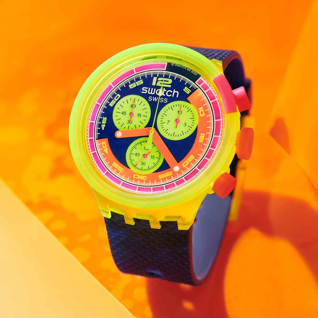 Swatch jaune discount