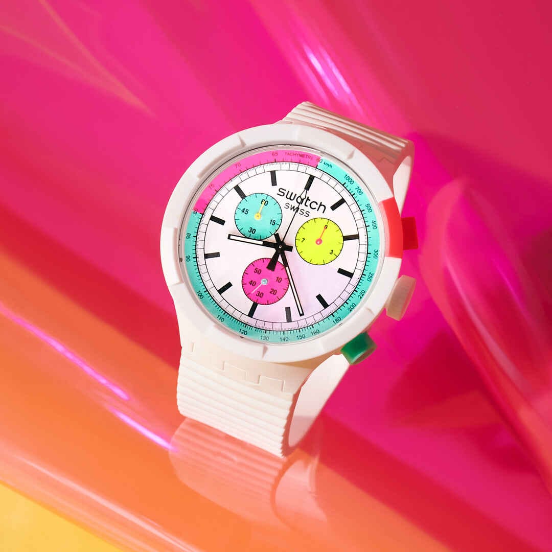 Reloj Swatch (SB06W100) Swatch the Purity of Neon - Atumano