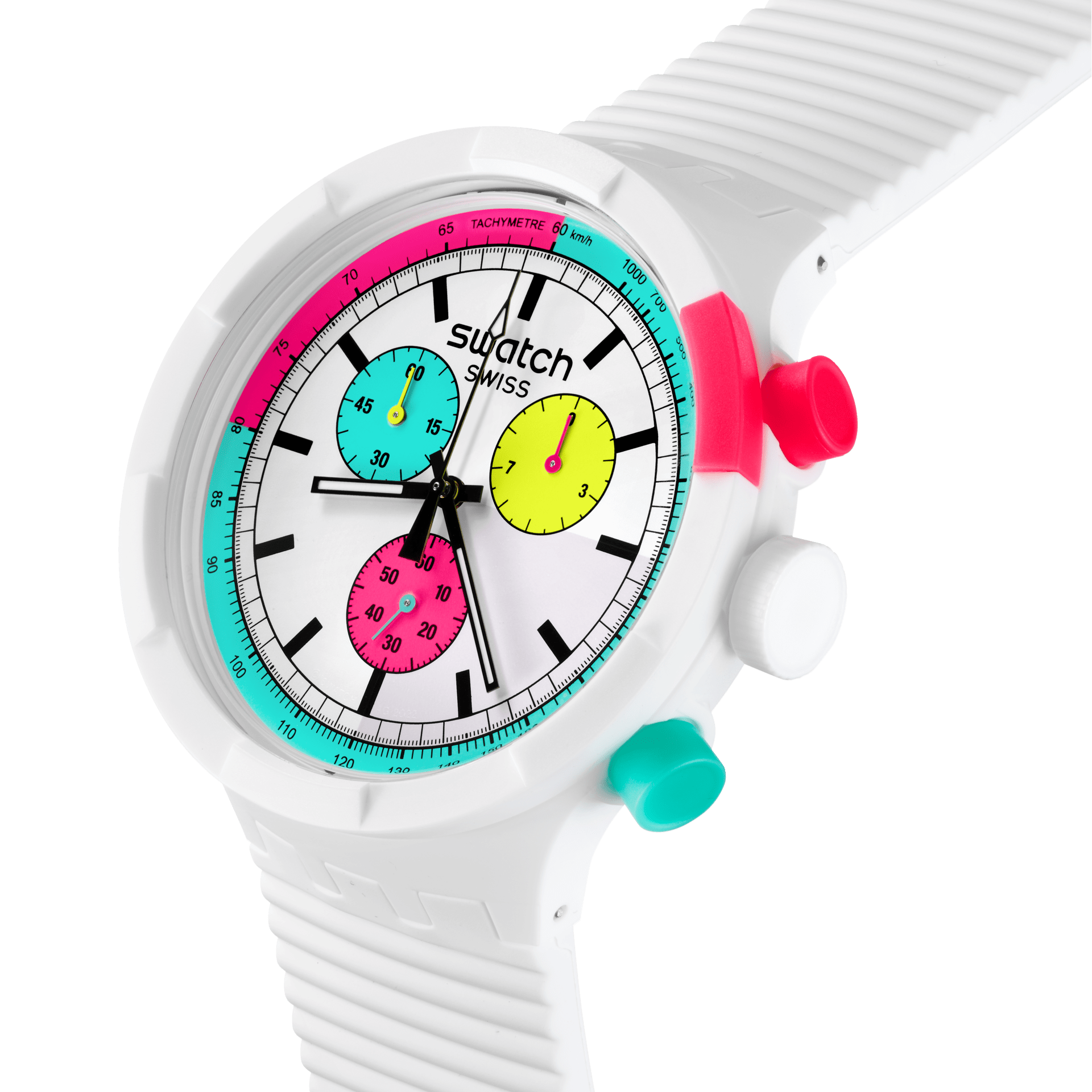 Reloj Swatch (SB06W100) Swatch the Purity of Neon - Atumano