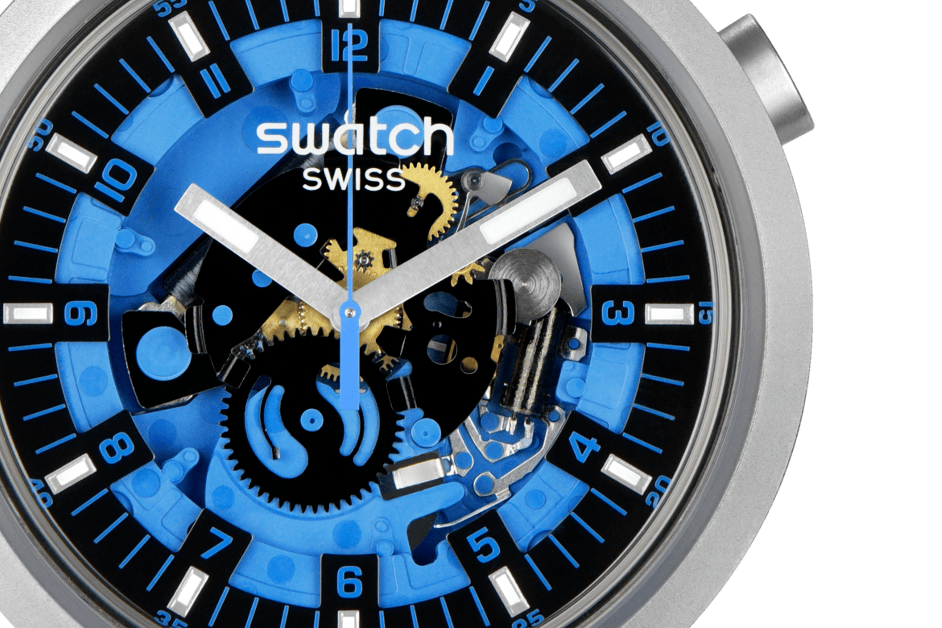 SB07S106 - AZURE BLUE DAZE - Swatch® Official Store