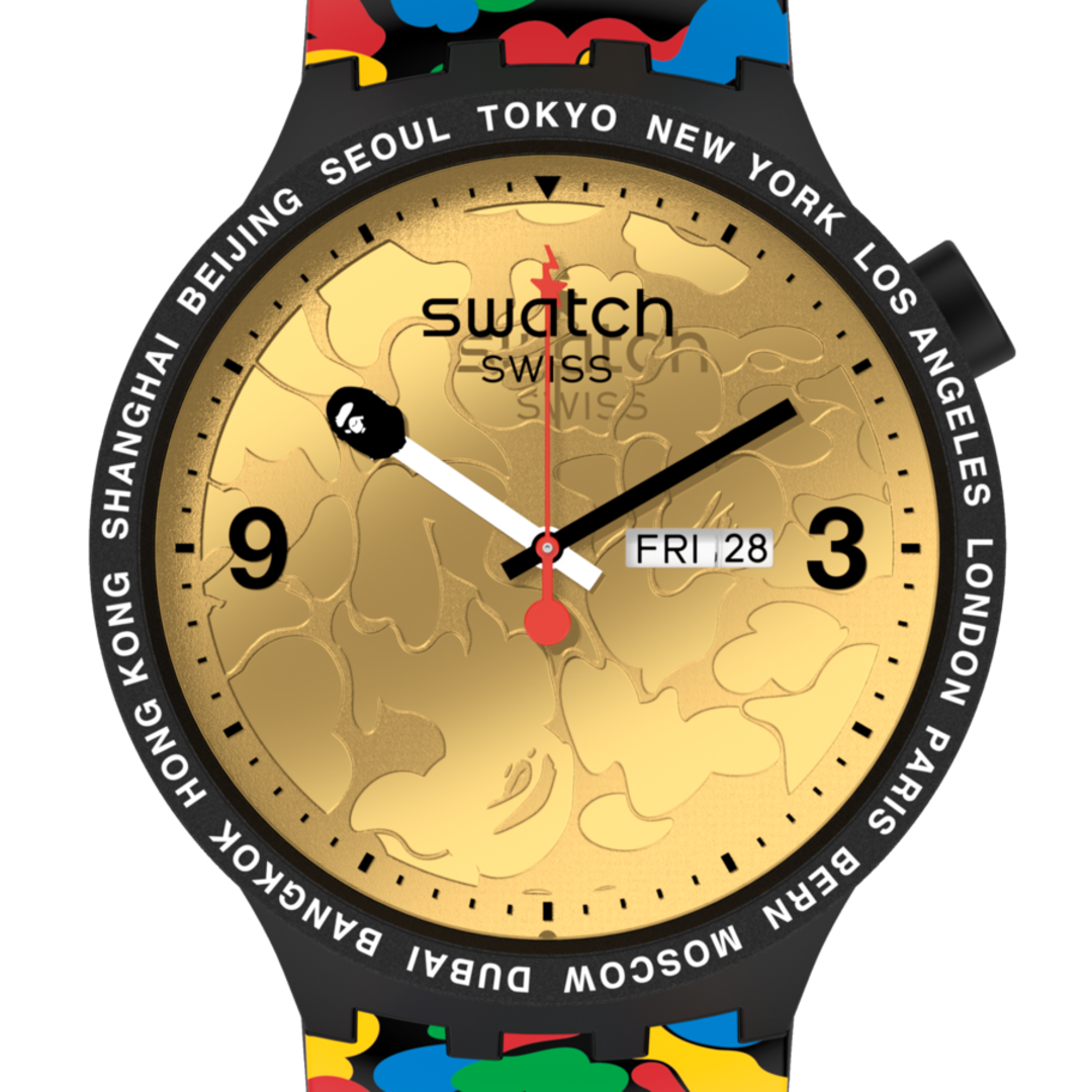 SWATCH x BAPE TOKYO BLACK MULTI CAMO - SO27Z708 | Swatch® Canada