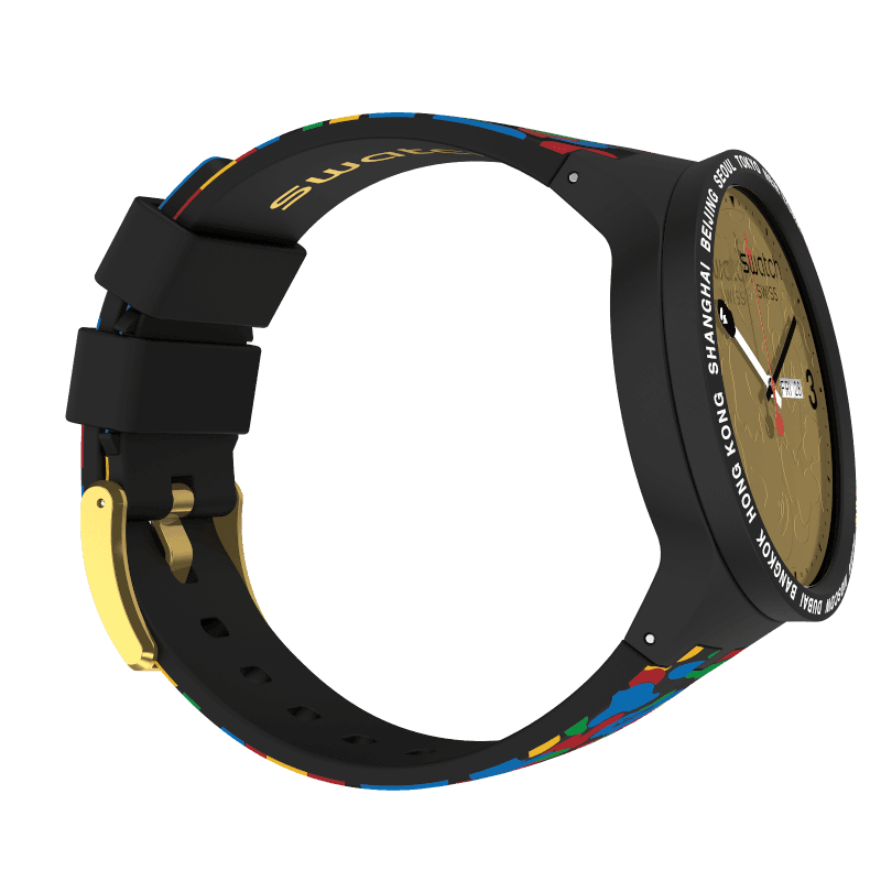 Swatch - Official Store - SWATCH x BAPE TOKYO BLACK MULTI CAMO