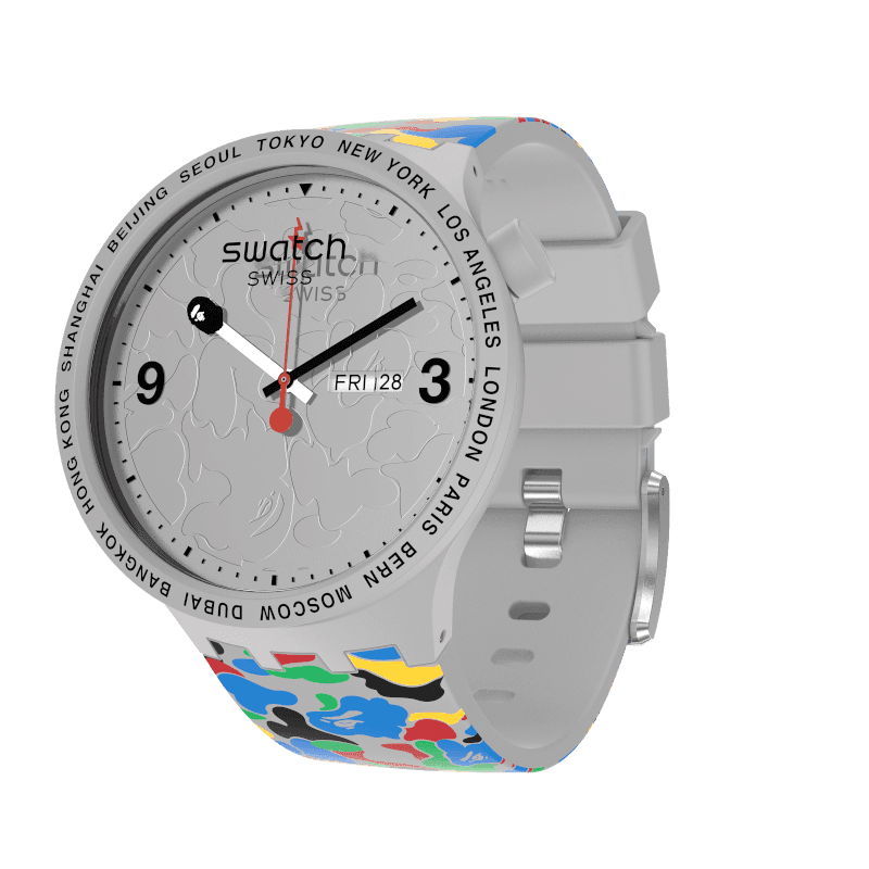 SWATCH x BAPE TOKYO GRAY MULTI CAMO - SO27Z709 | Swatch® UK