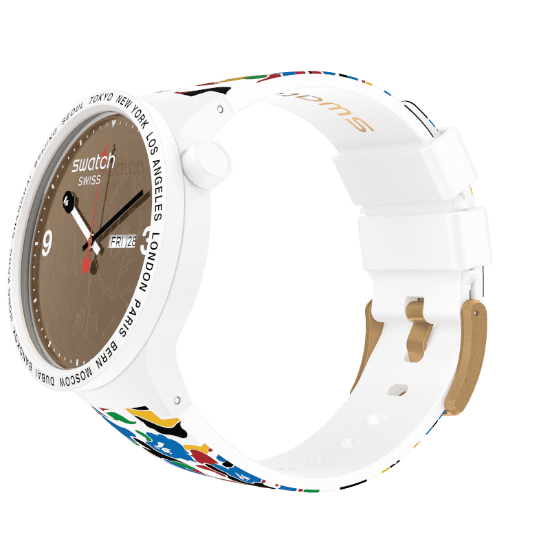 SWATCH x BAPE TOKYO WHITE MULTI CAMO