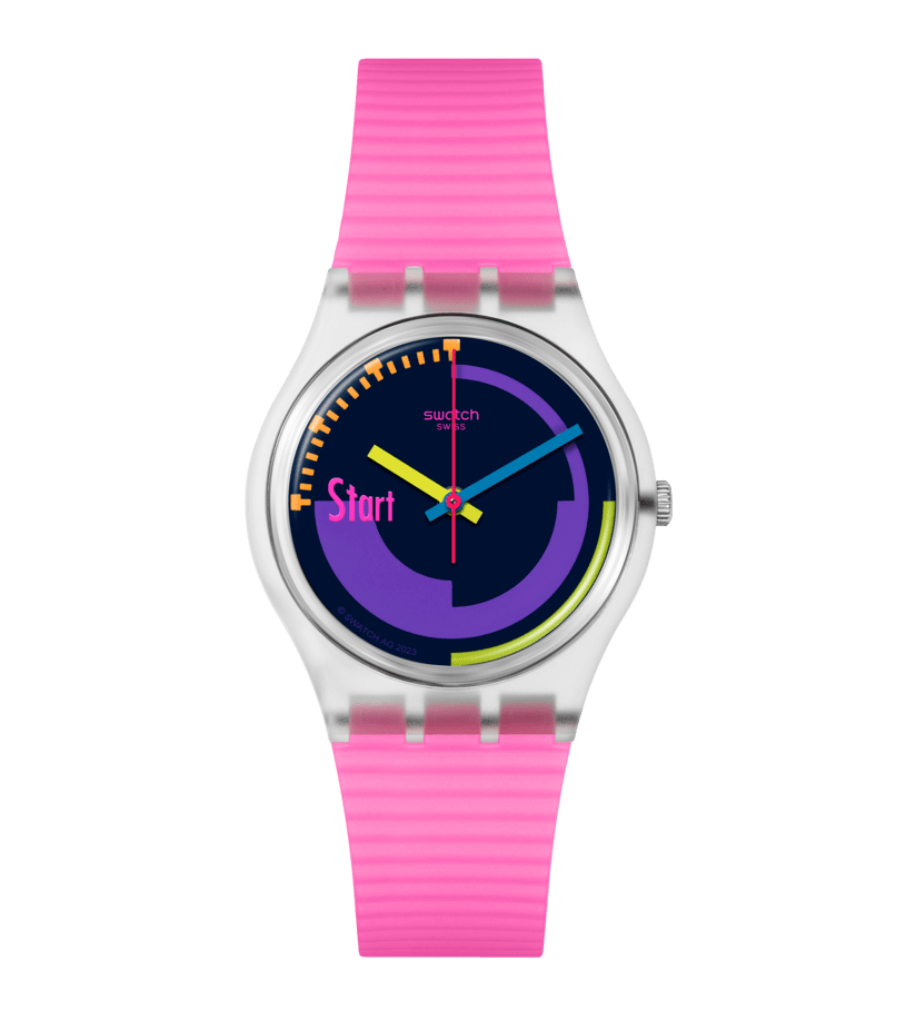 SWATCH NEON PINK PODIUM - SO28K111 | Swatch® 日本