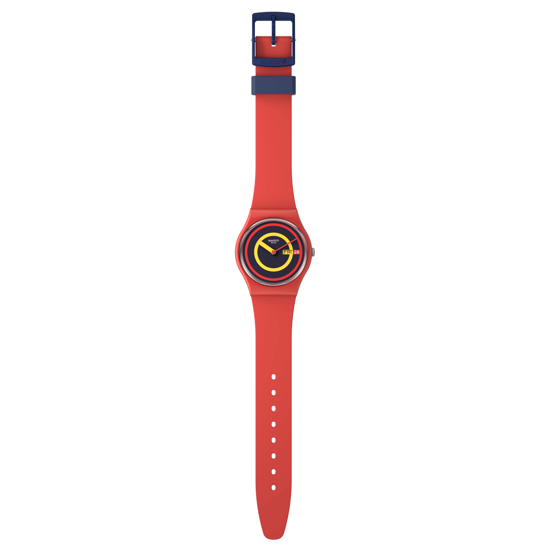 "SWATCH CONCENTRIC RED" Gallery Image #2