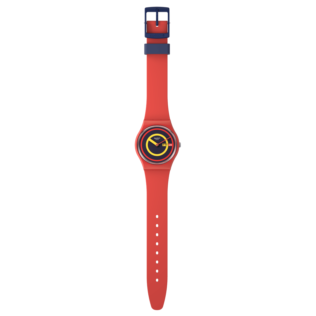 SWATCH CONCENTRIC RED