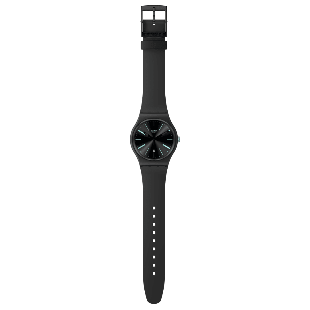 スウォッチ swatch YRS409 EVENINGBLACK レトログラード - 腕時計 