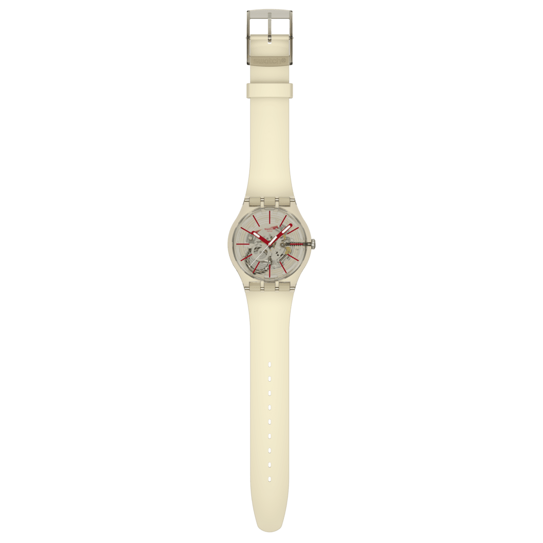 【週末限定】スウォッチ　掛け時計 REVEALED IN THE SAND - SO29K119 | Swatch ESSENTIALS | Swatch