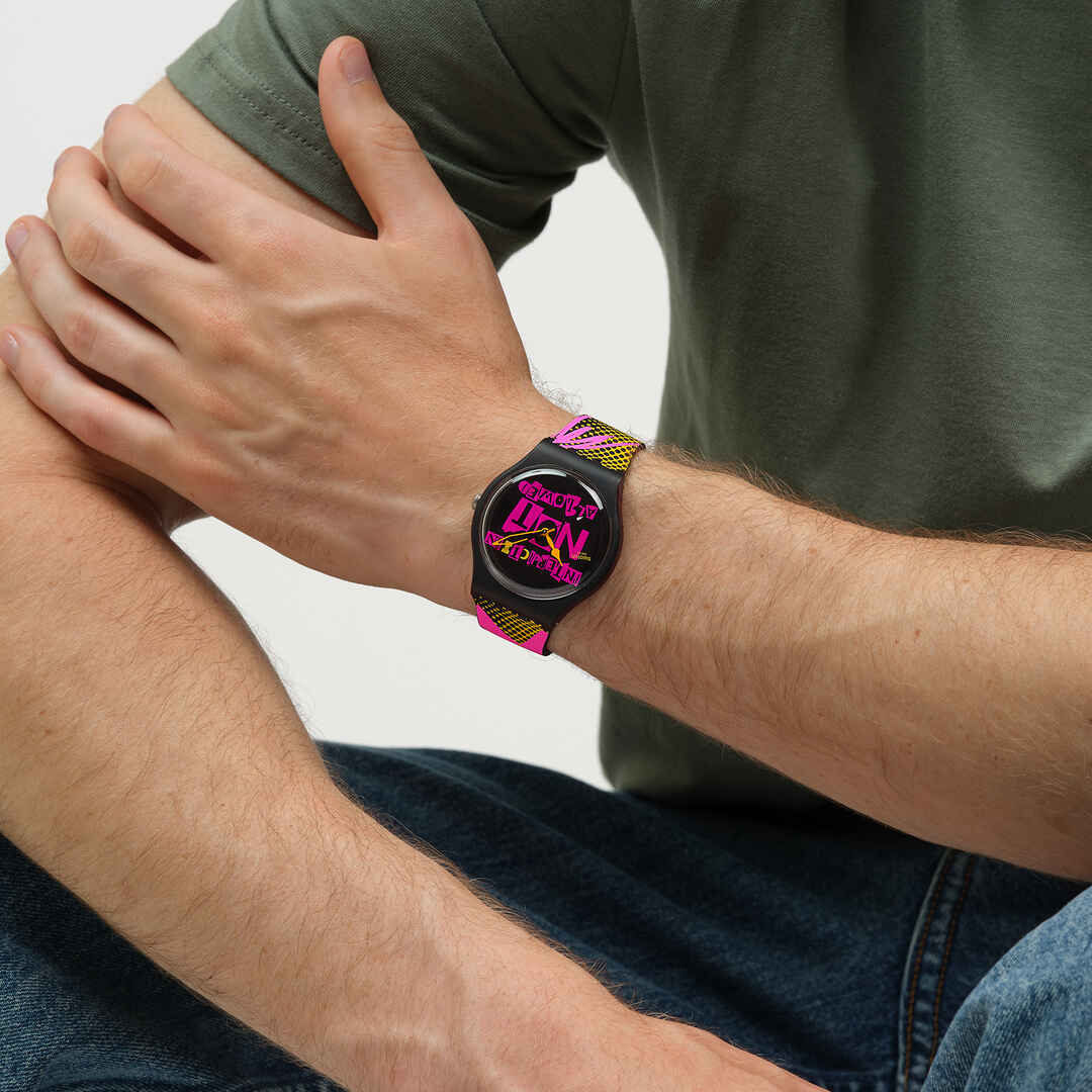 DISTORT MODE - SO32B121 | Swatch® Official Online Store display picture 3