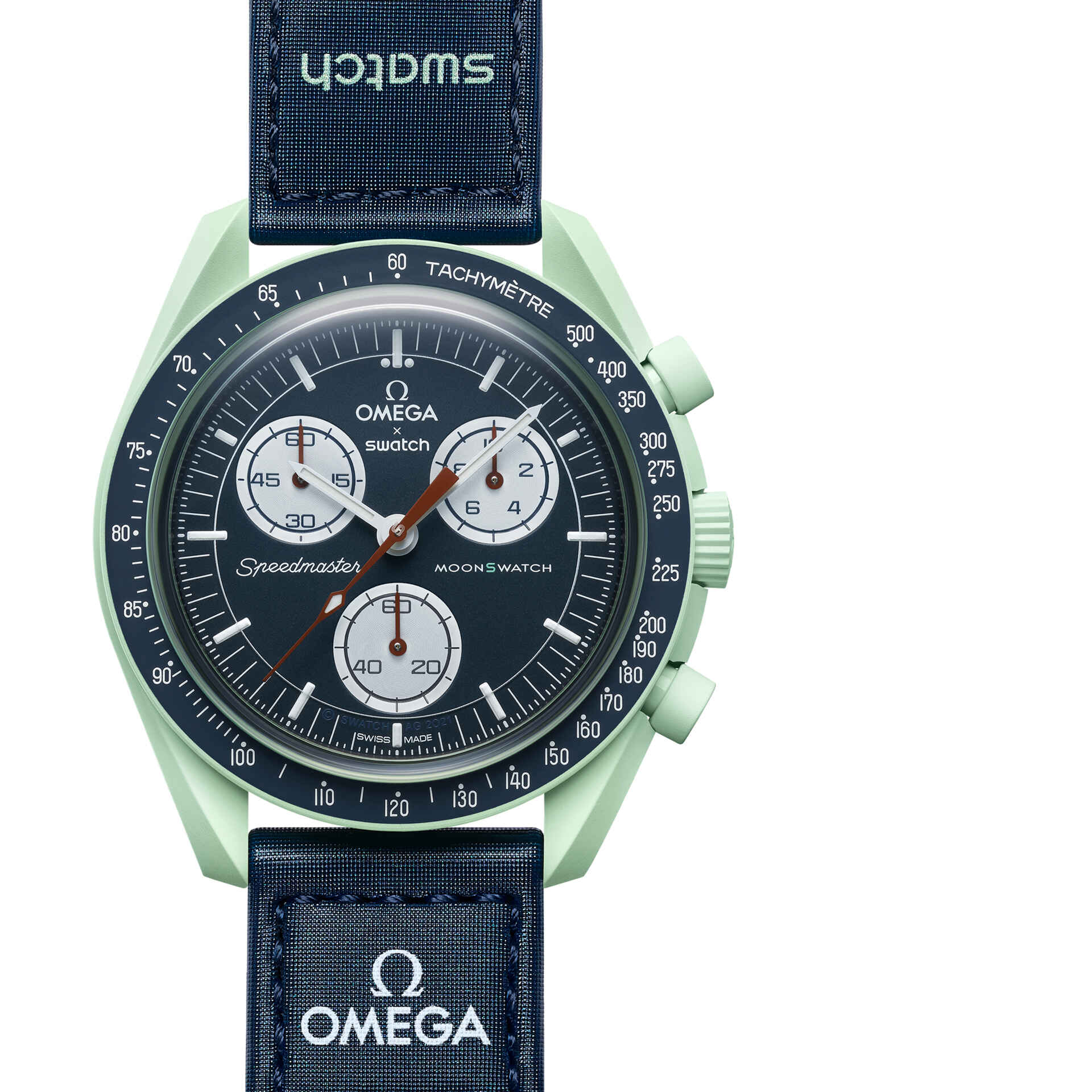 swatch omega mission on earth-