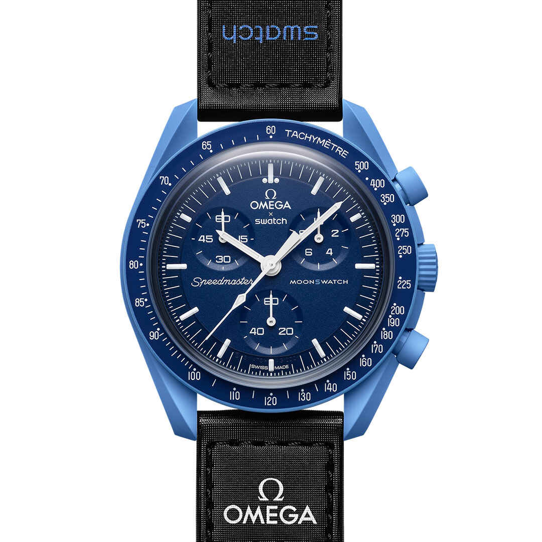 MSG【新品】swatch omega neptune ブルー