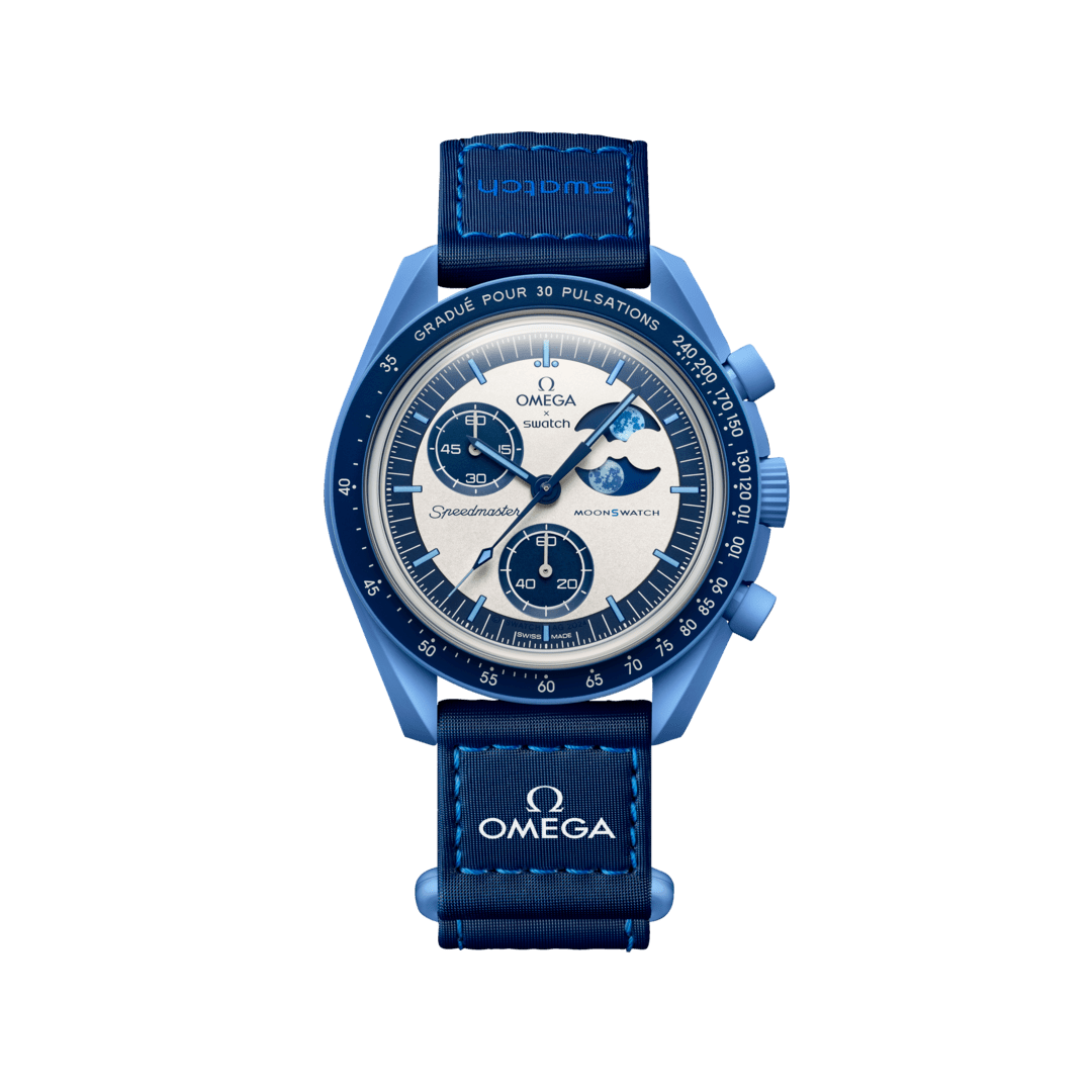MISSION TO THE SUPER BLUE MOONPHASE - SO33N700 | Swatch® United States