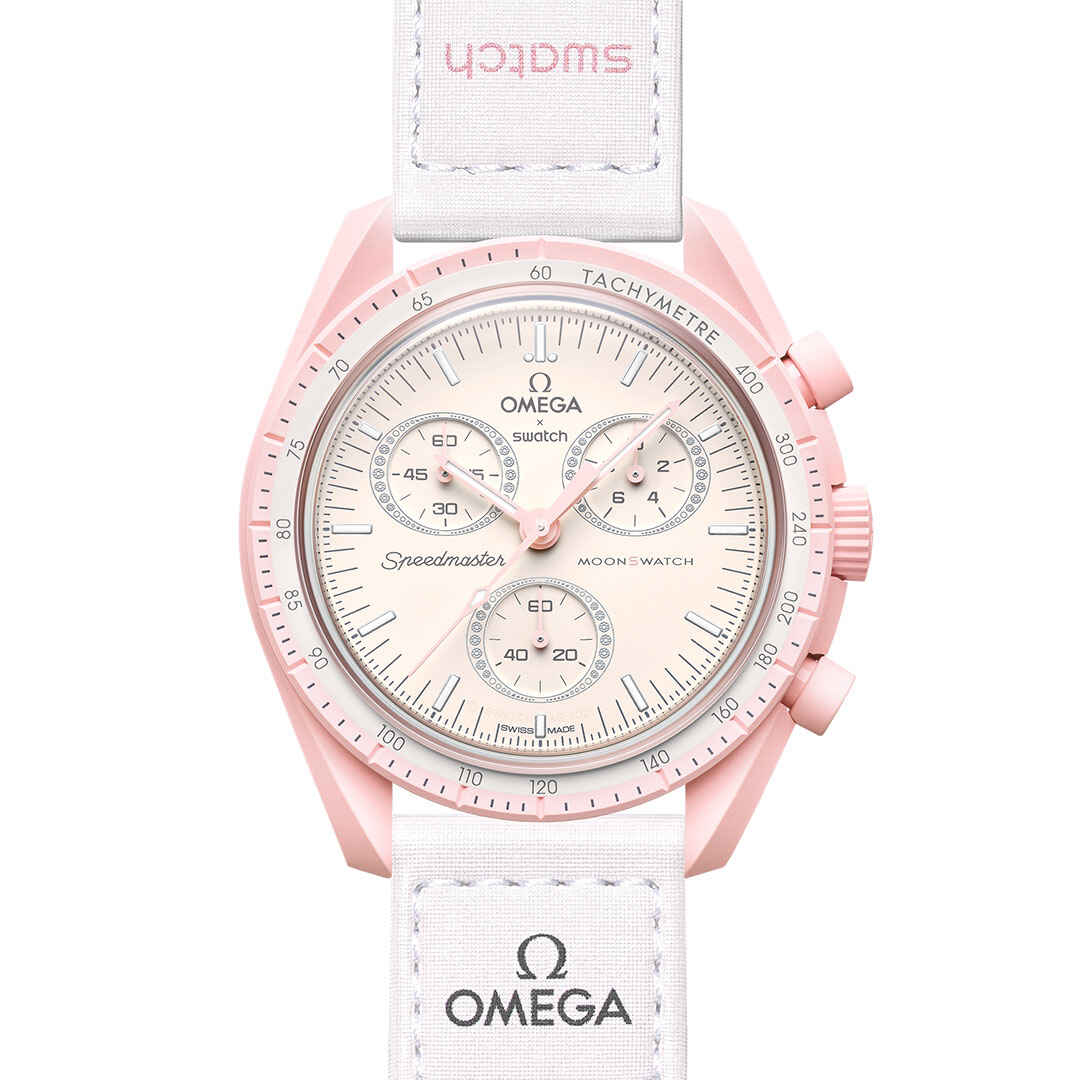 Swatch Omega スウォッチ オメガ ミッション トゥ ビーナス ピンク-