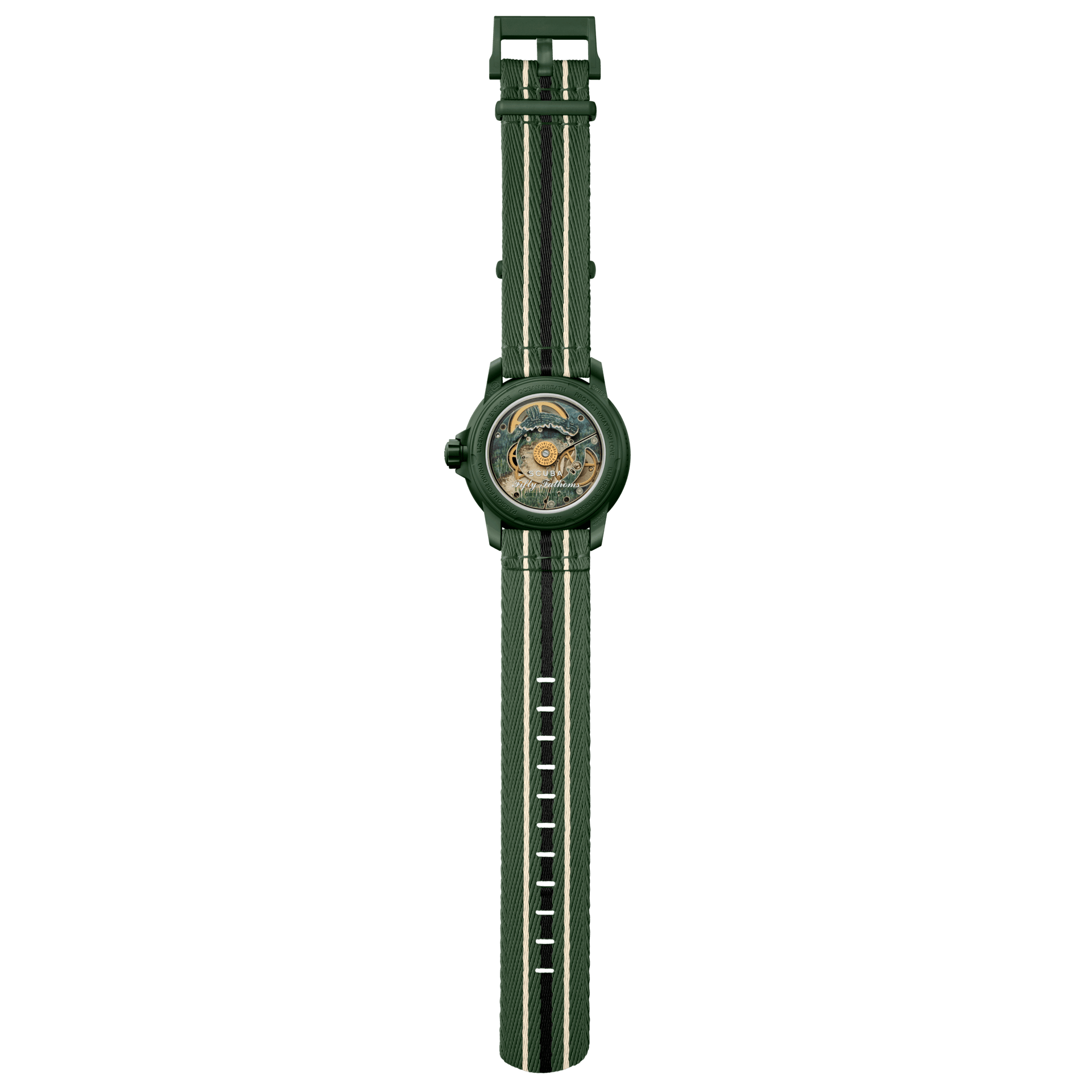 GREEN ABYSS - SO35G100 | Bioceramic Scuba Fifty Fathoms | Swatch