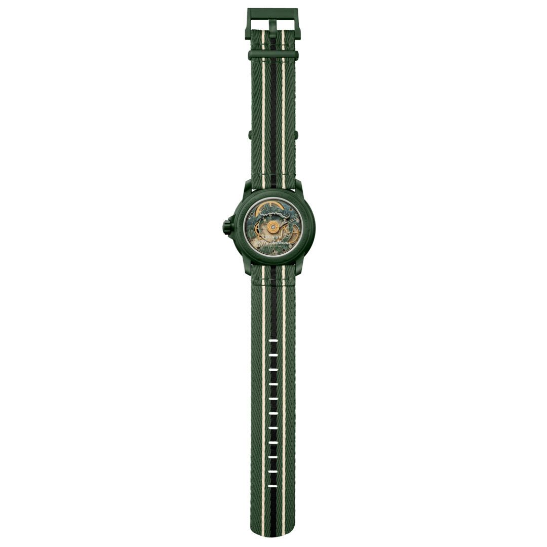 BA GREEN☆ GREEN ABYSS - SO35G100 | Bioceramic Scuba Fifty Fathoms | Swatch