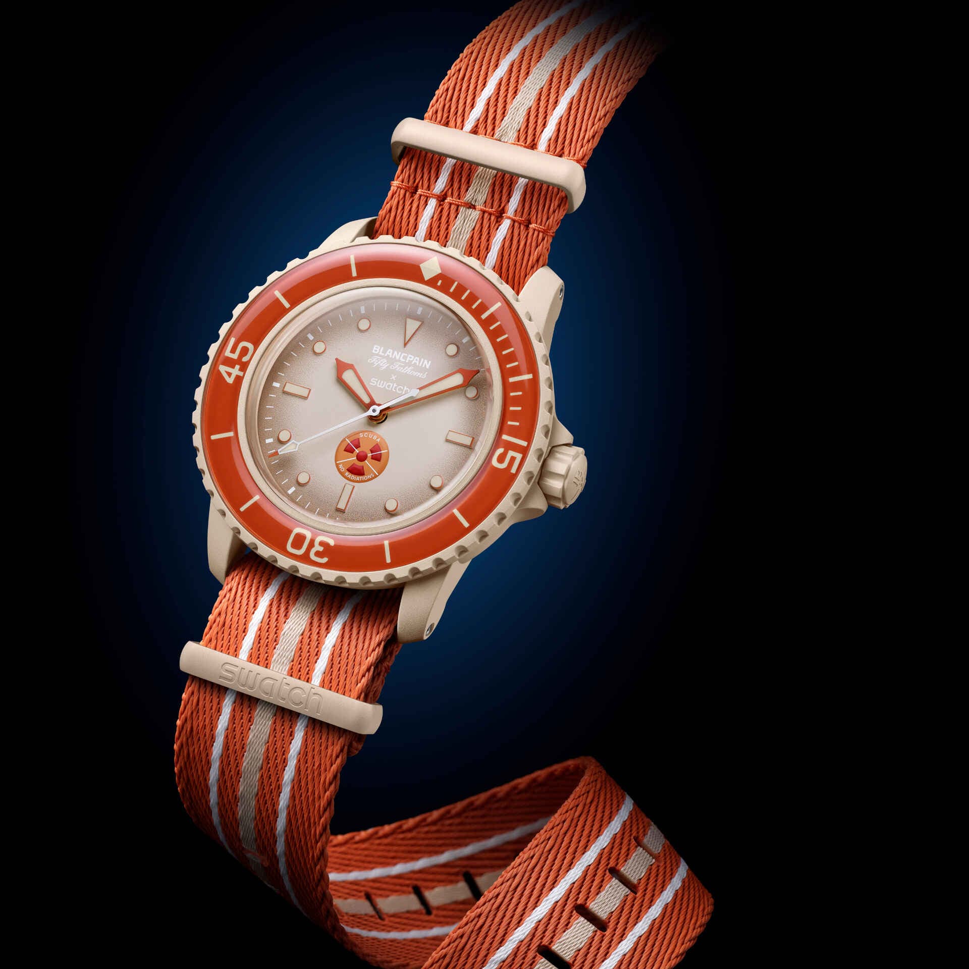 ARCTIC OCEAN - SO35N100 | Bioceramic Scuba Fifty Fathoms | Swatch