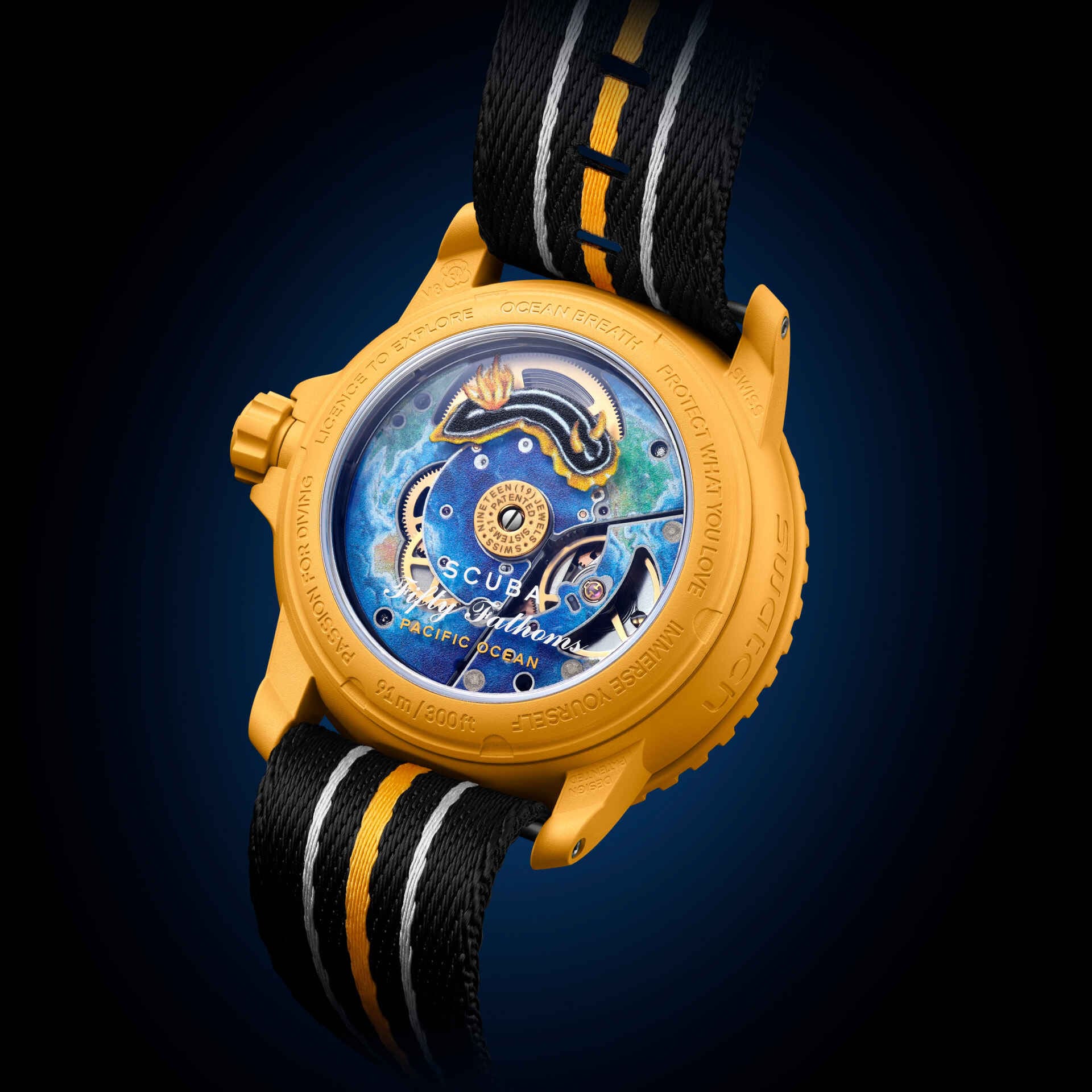 PACIFIC OCEAN - SO35P100 | Bioceramic Scuba Fifty Fathoms | Swatch