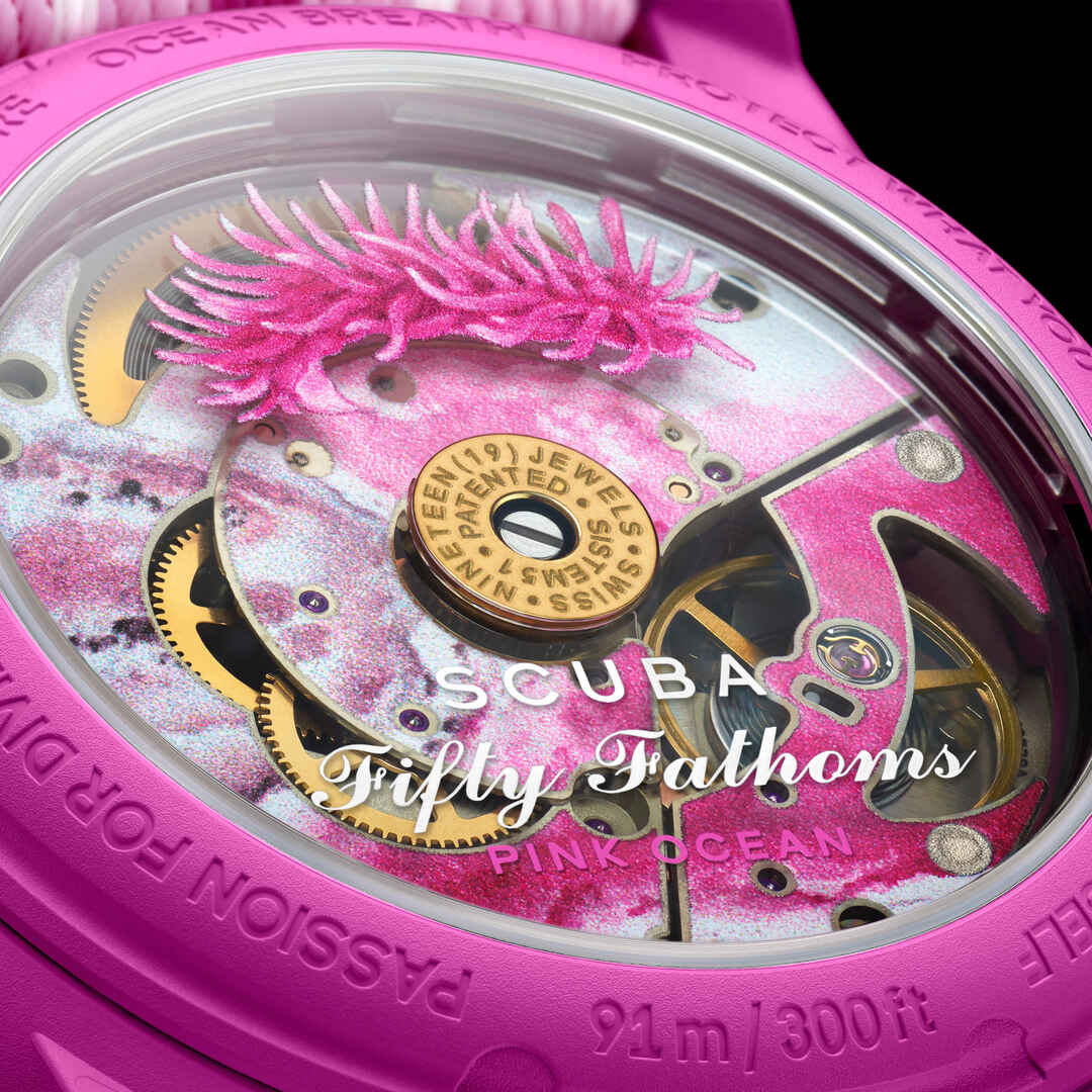 PINK OCEAN - SO35P400 | Bioceramic Scuba Fifty Fathoms | Swatch
