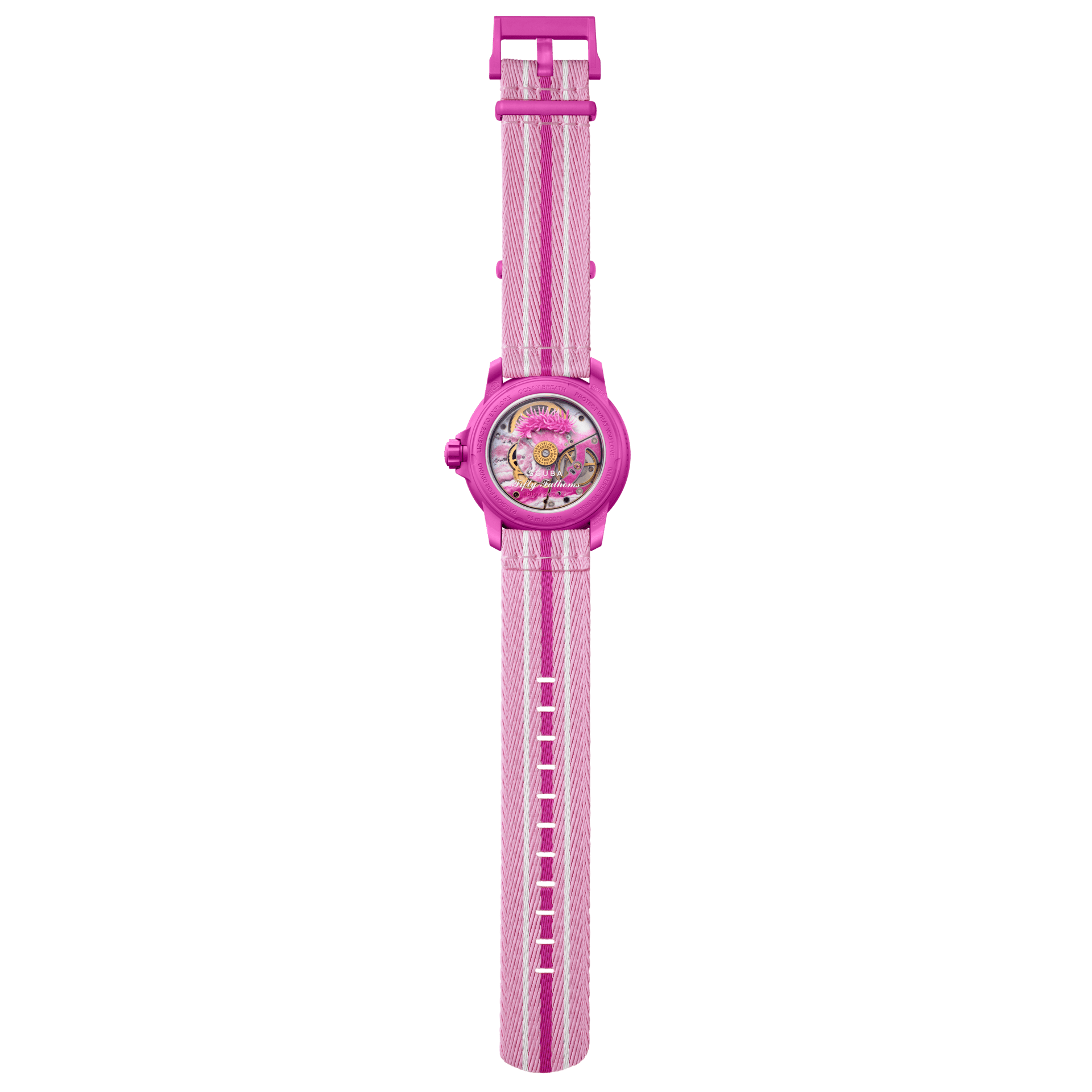 PINK OCEAN - SO35P400 | Bioceramic Scuba Fifty Fathoms | Swatch