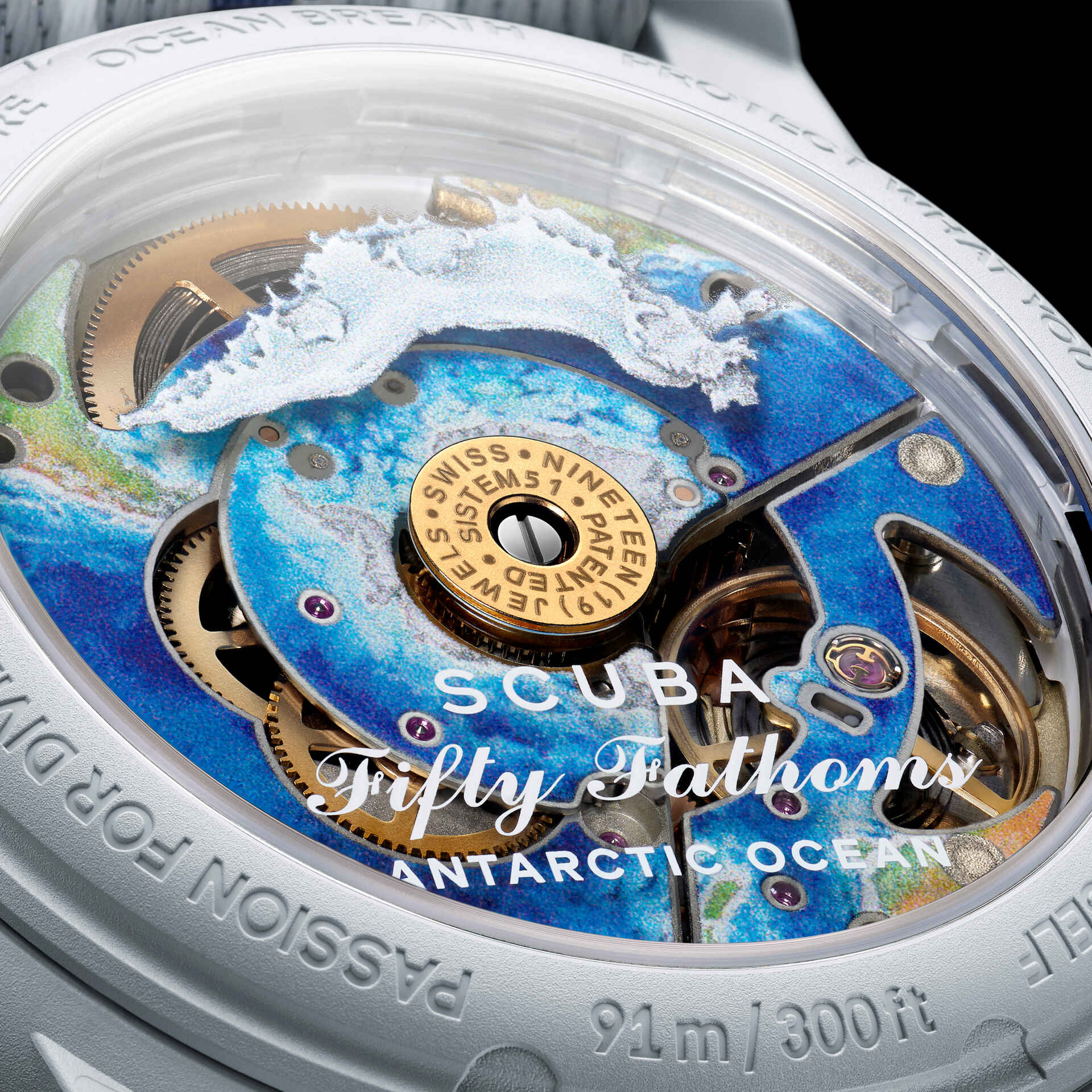 ANTARCTIC OCEAN - SO35S100 | Bioceramic Scuba Fifty Fathoms 
