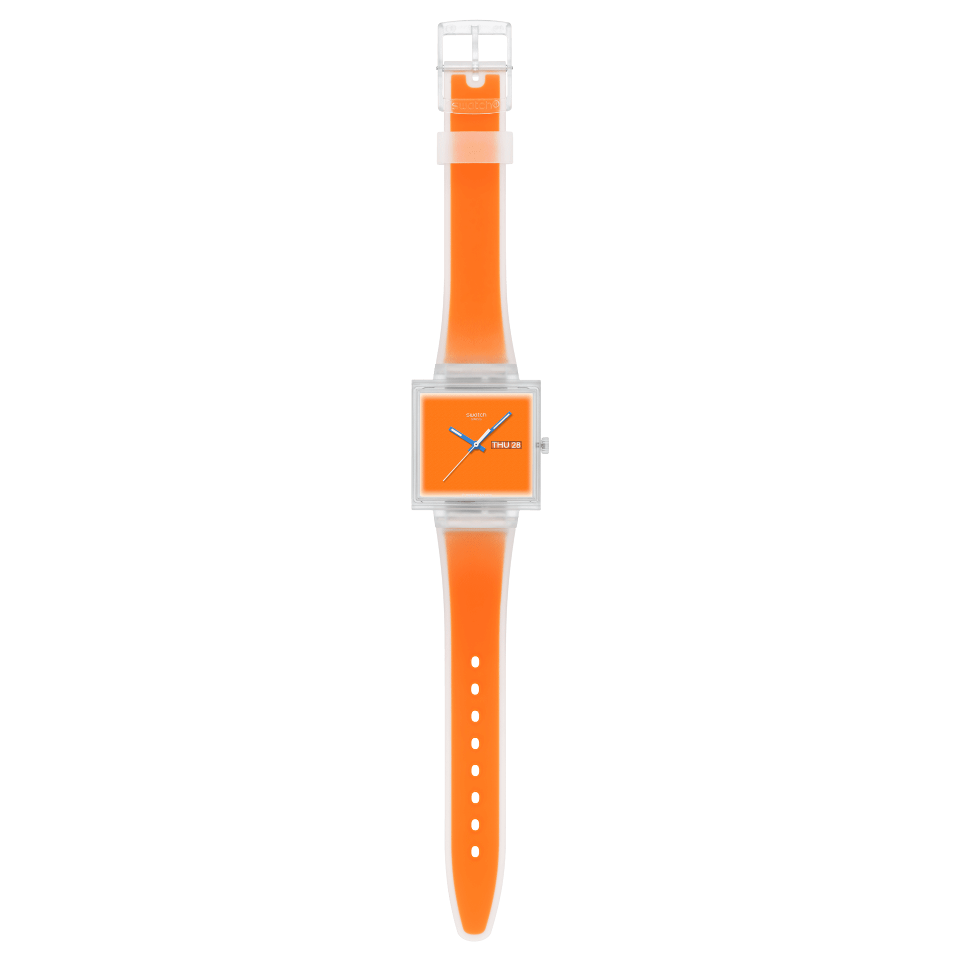 WHAT IFSEE THRU ORANGE? - SO38K704 | 四角い時計 | Swatch® 日本