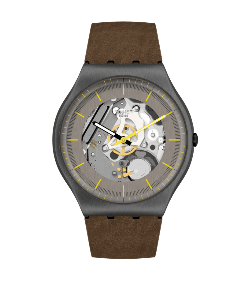 swatch automatic スケルトン - 腕時計、アクセサリー