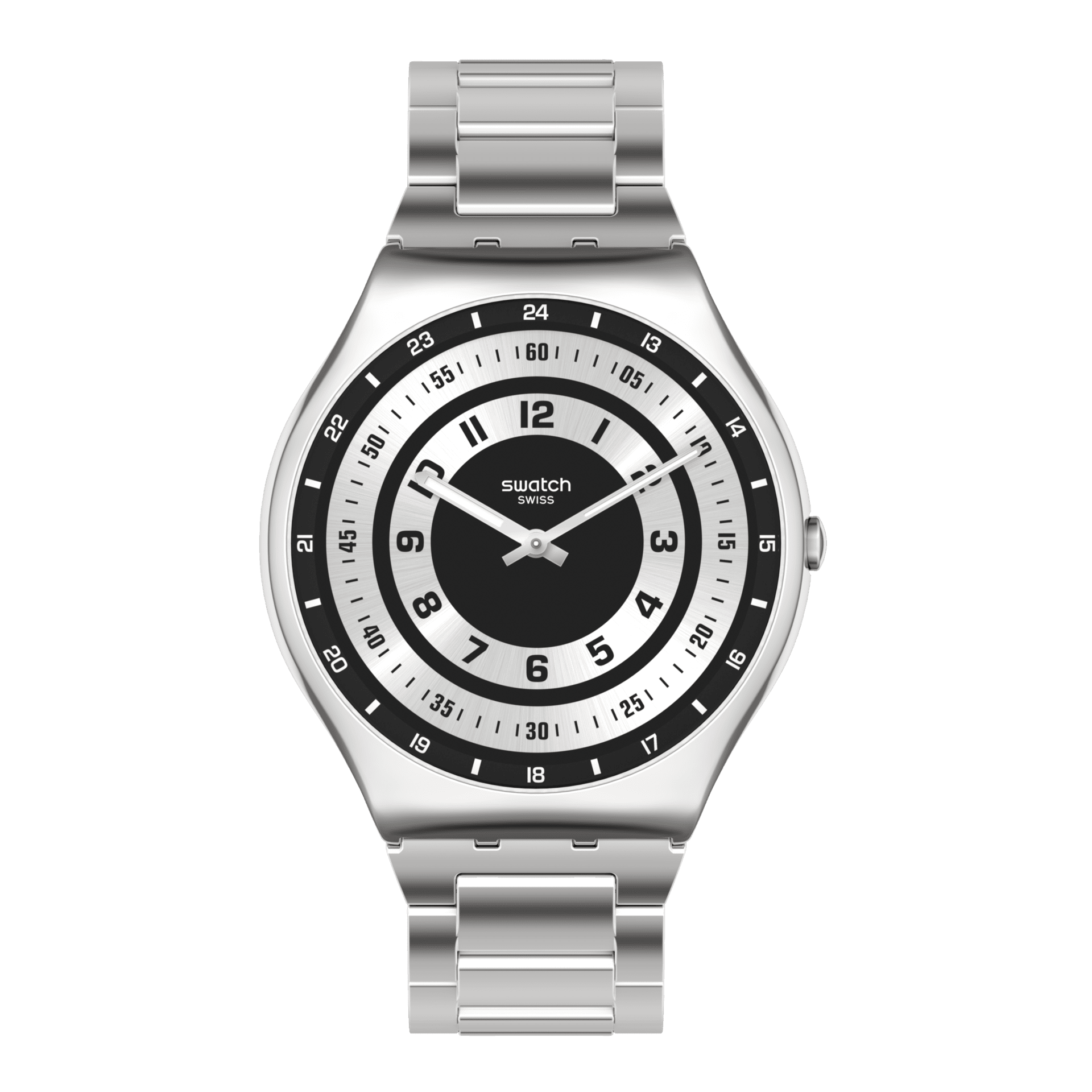 Swatch stainless deals steel watch