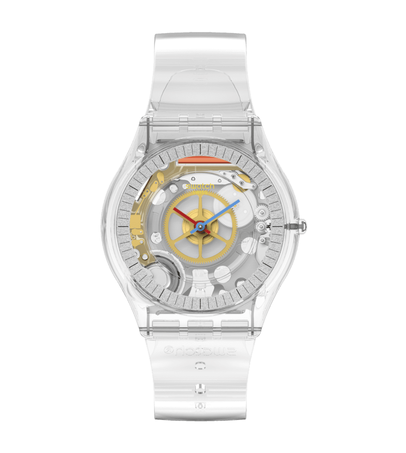 ランダムゴーストswatch スケルトン クリア - 腕時計