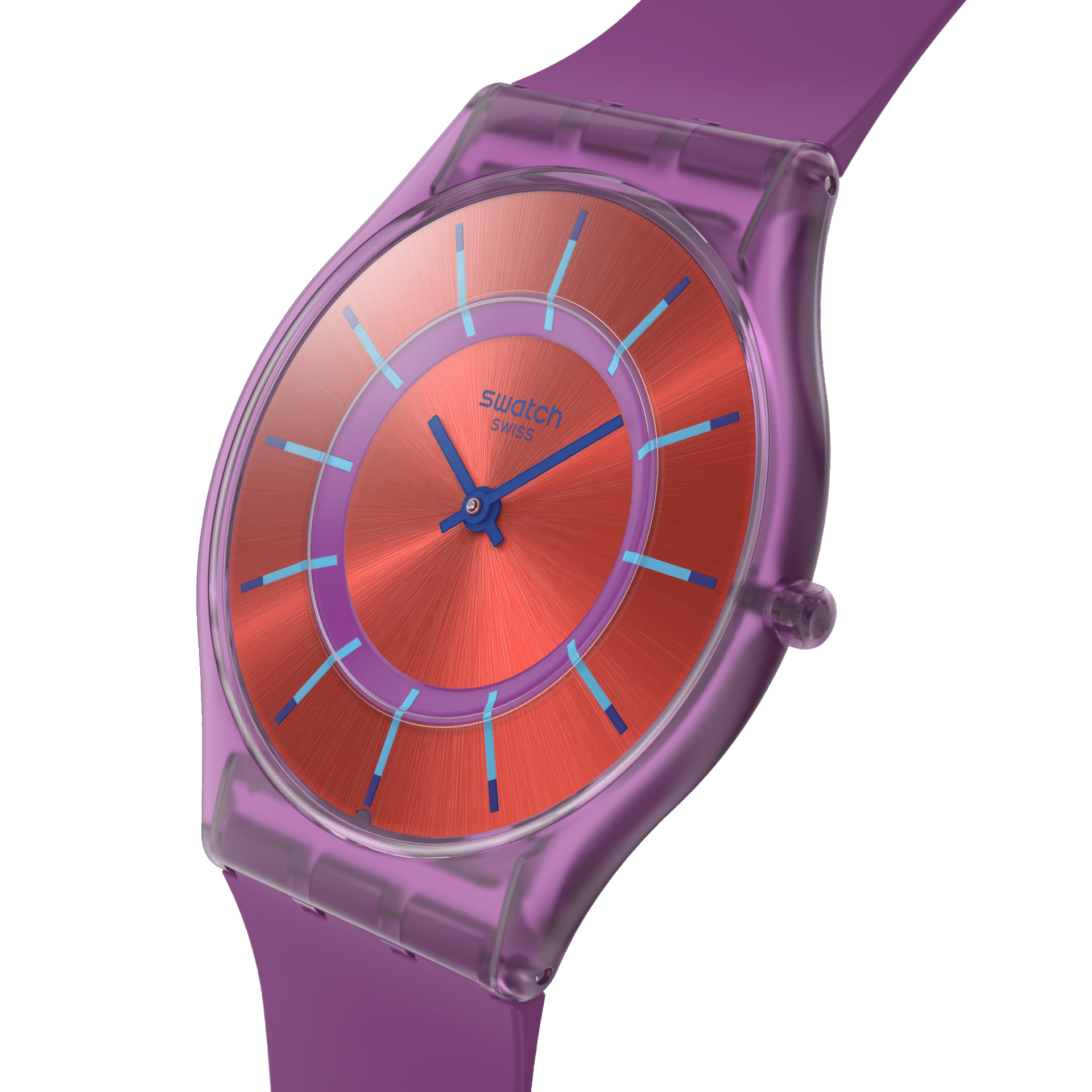 Swatch Red and White Strawberry Pattern Watch STRAWBERRY JAM - OLYMPIA SPECIAL - LZ108 - Swatch® Official  main image 3