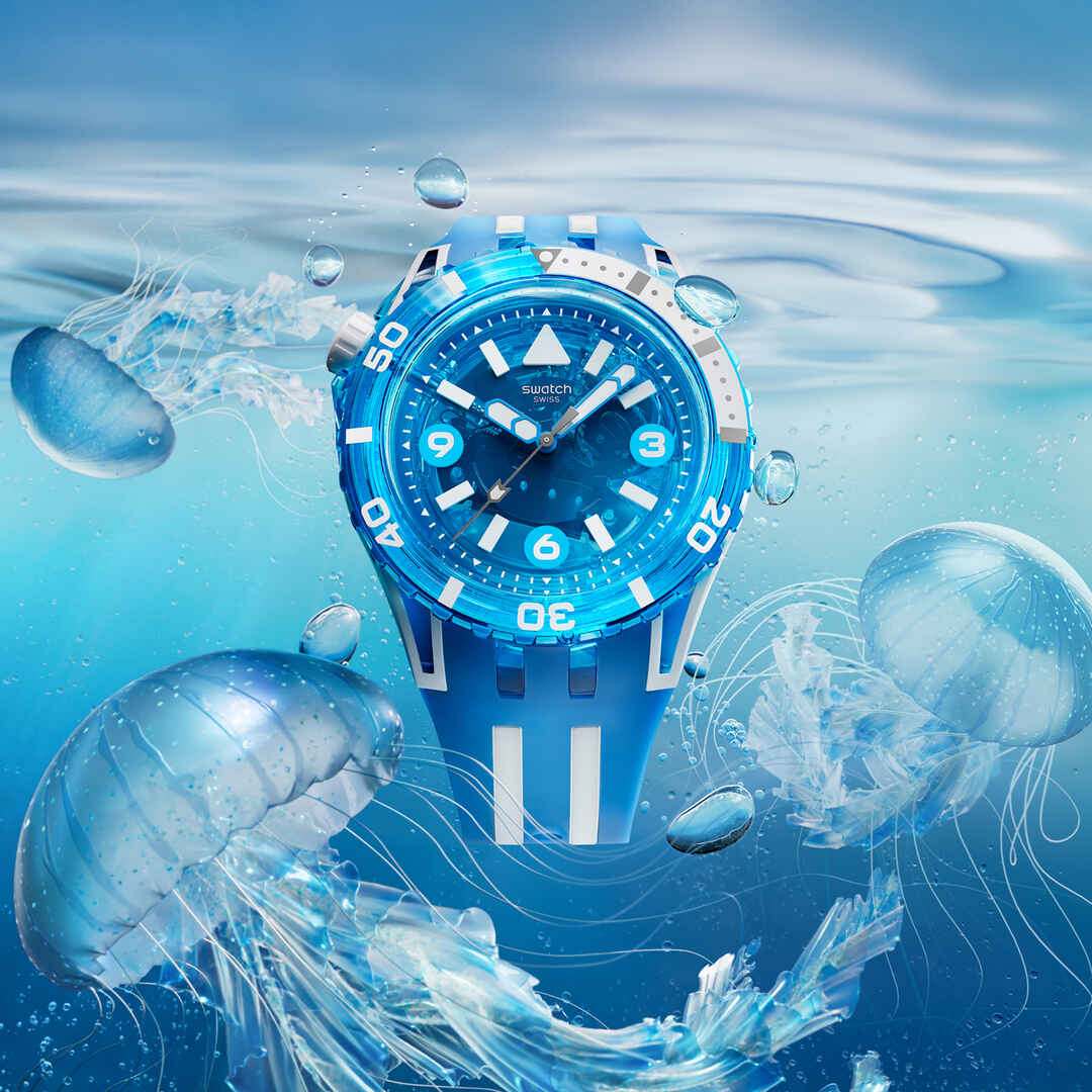 郵送買取 新品5台以上送料無料キャンペーン中！！  FIRE BLUE - 日本 Swatch® | SSCU09S100 時計