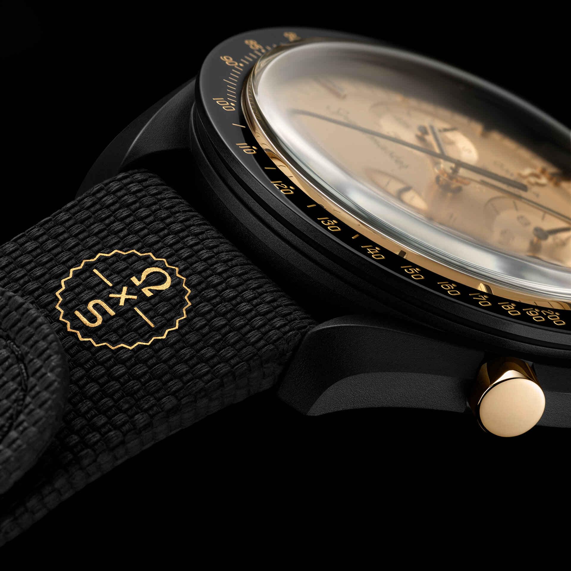 MISSION TO THE MOON 1969 with 18K gold | Bioceramic MoonSwatch
