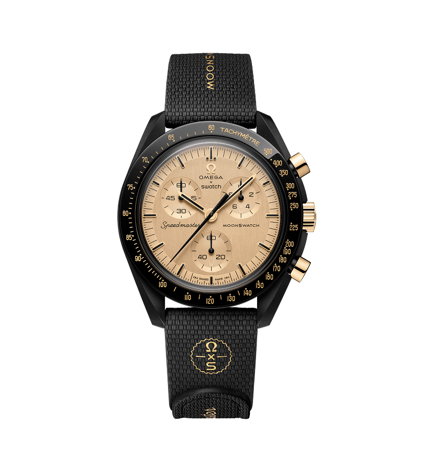 MISSION TO THE MOON 1969 with 18K gold | Bioceramic MoonSwatch