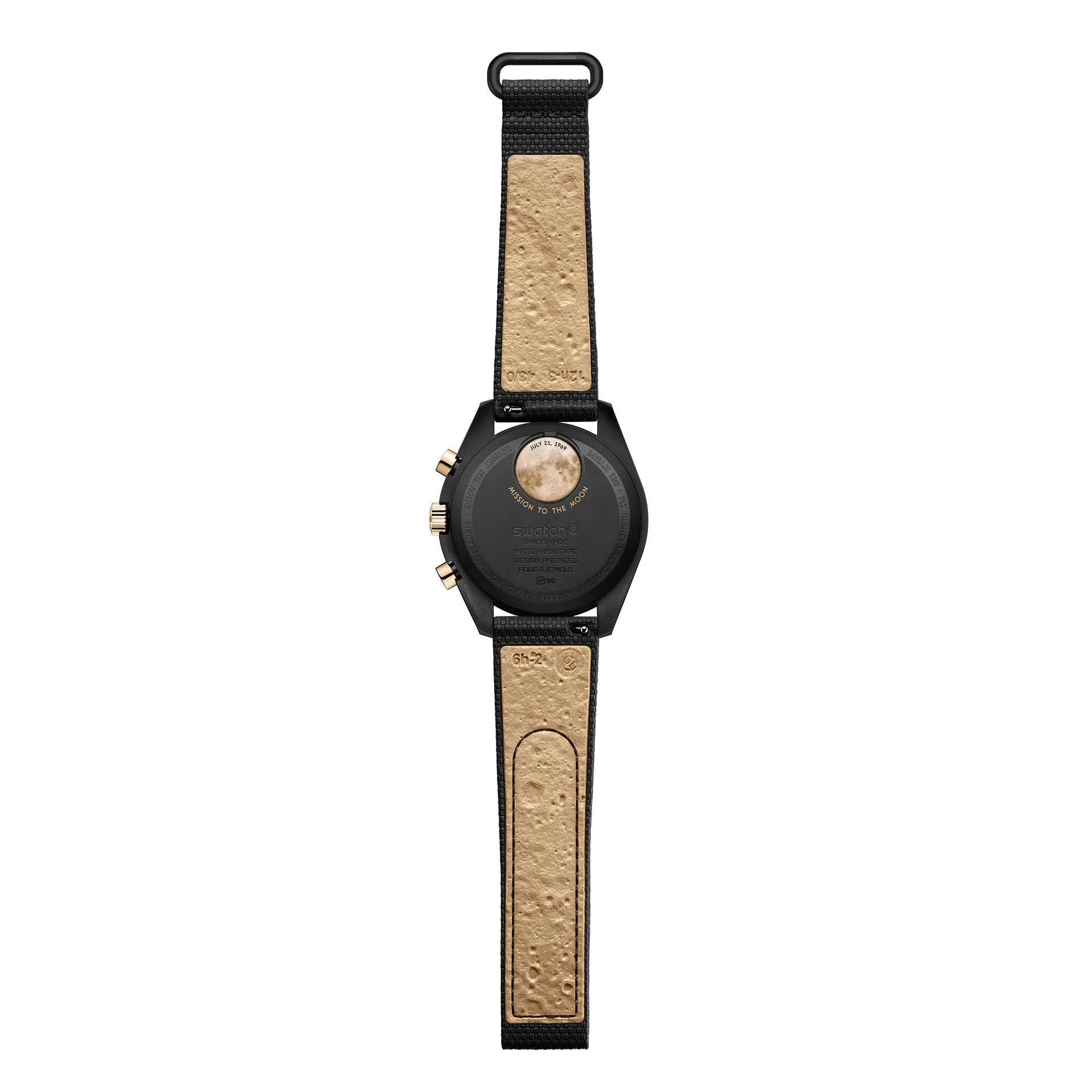 MISSION TO THE MOON 1969 with 18K gold | Bioceramic MoonSwatch