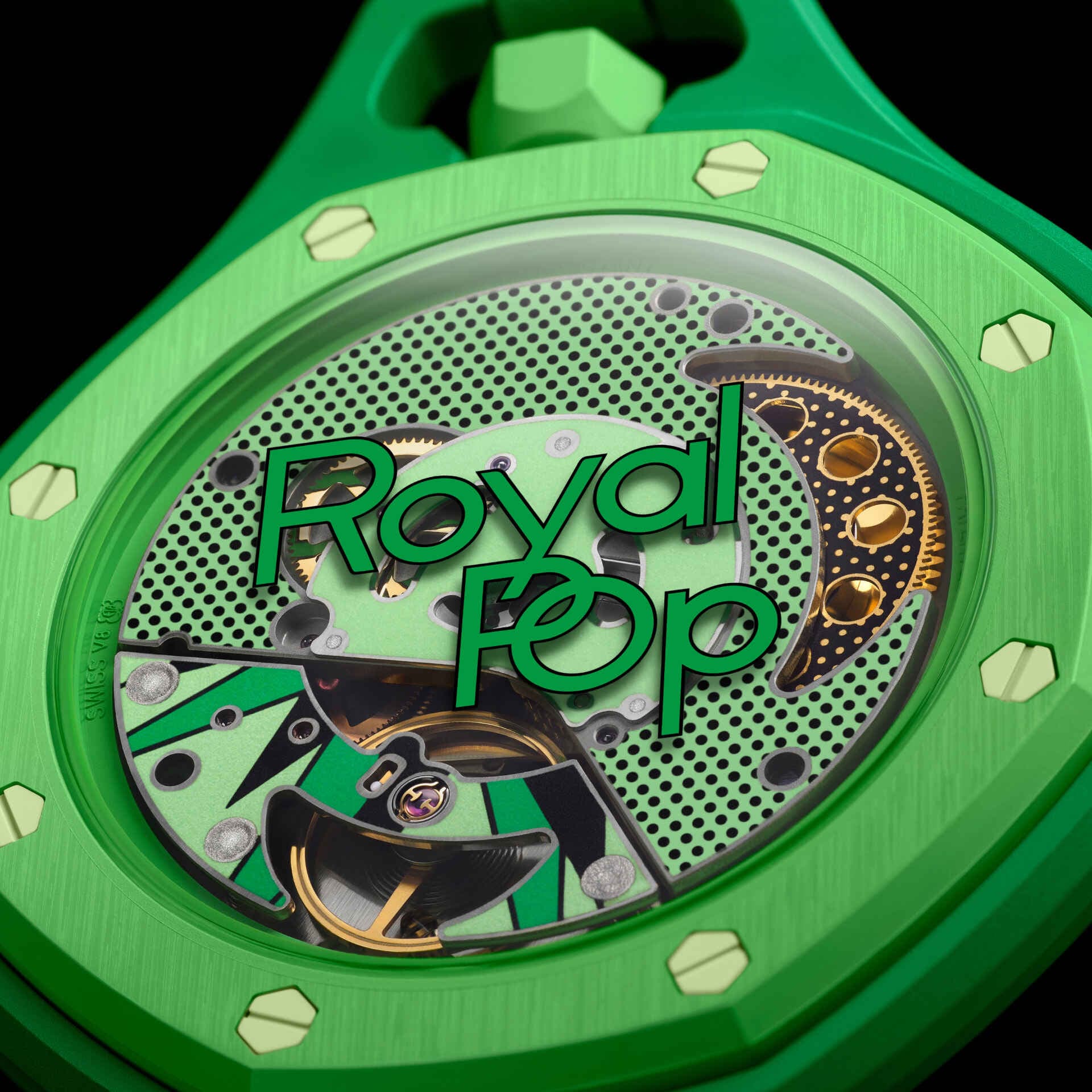 GREEN EIGHT - Royal Popコレクション | Audemars Piguet x Swatch