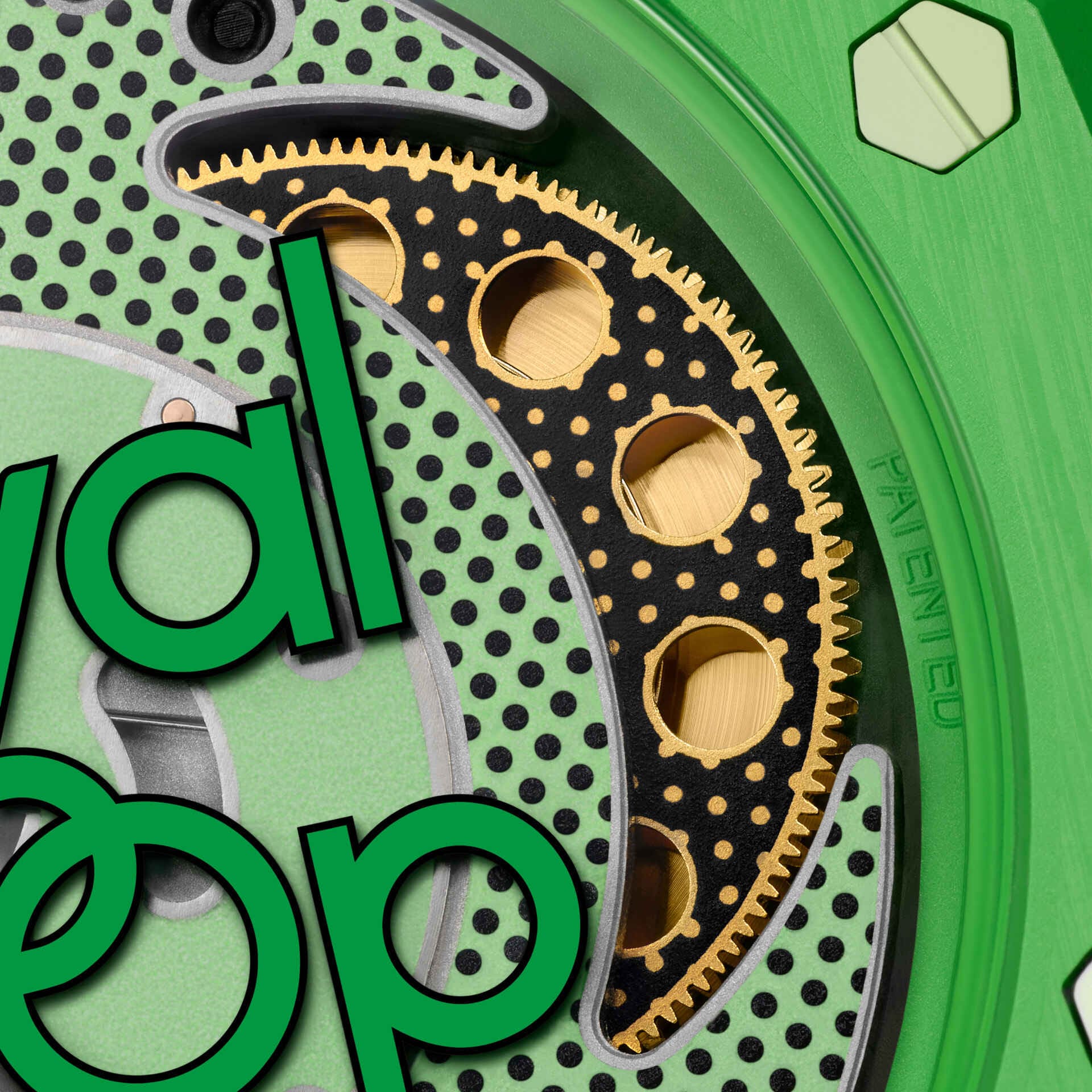 GREEN EIGHT - Royal Popコレクション | Audemars Piguet x Swatch