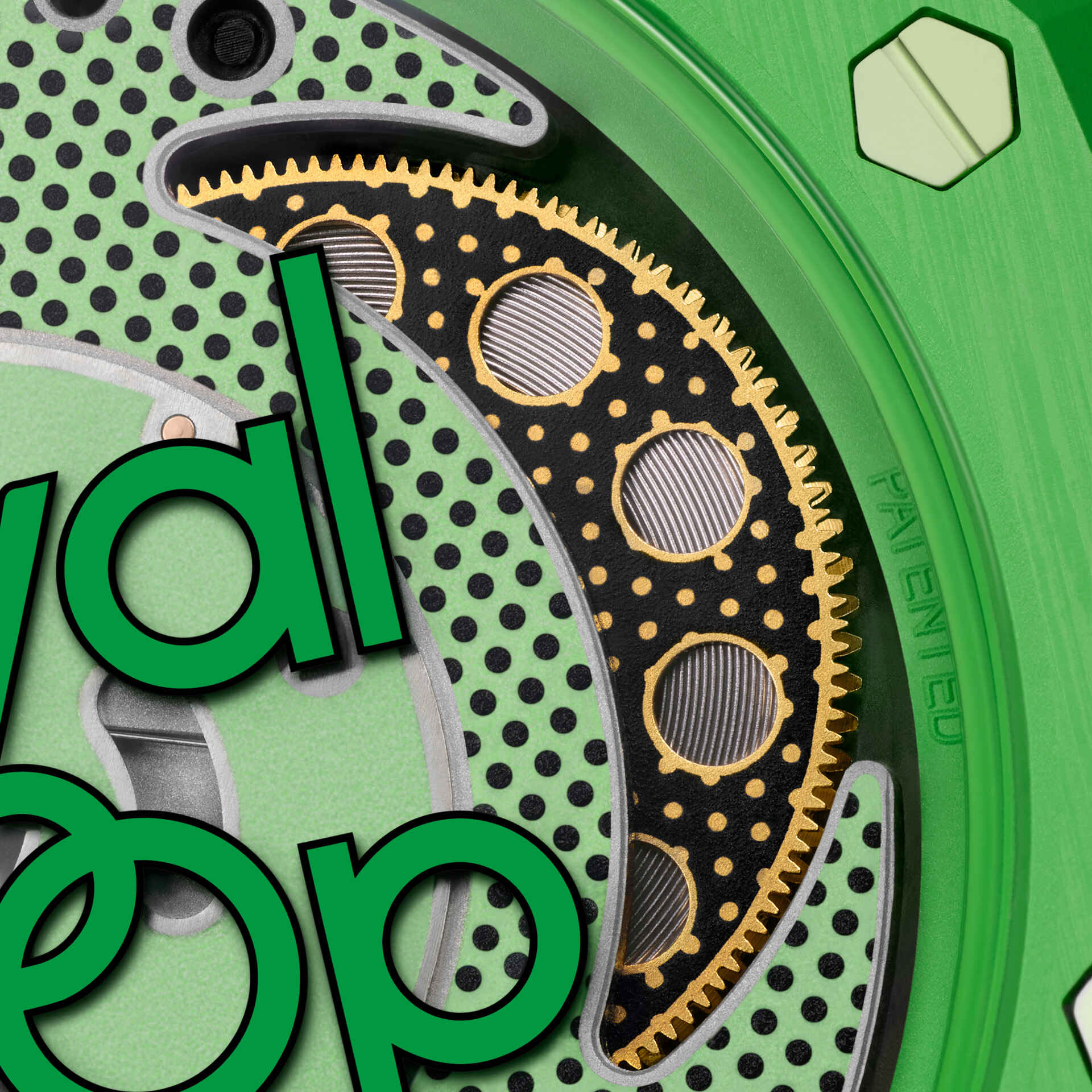 GREEN EIGHT - Royal Popコレクション | Audemars Piguet x Swatch