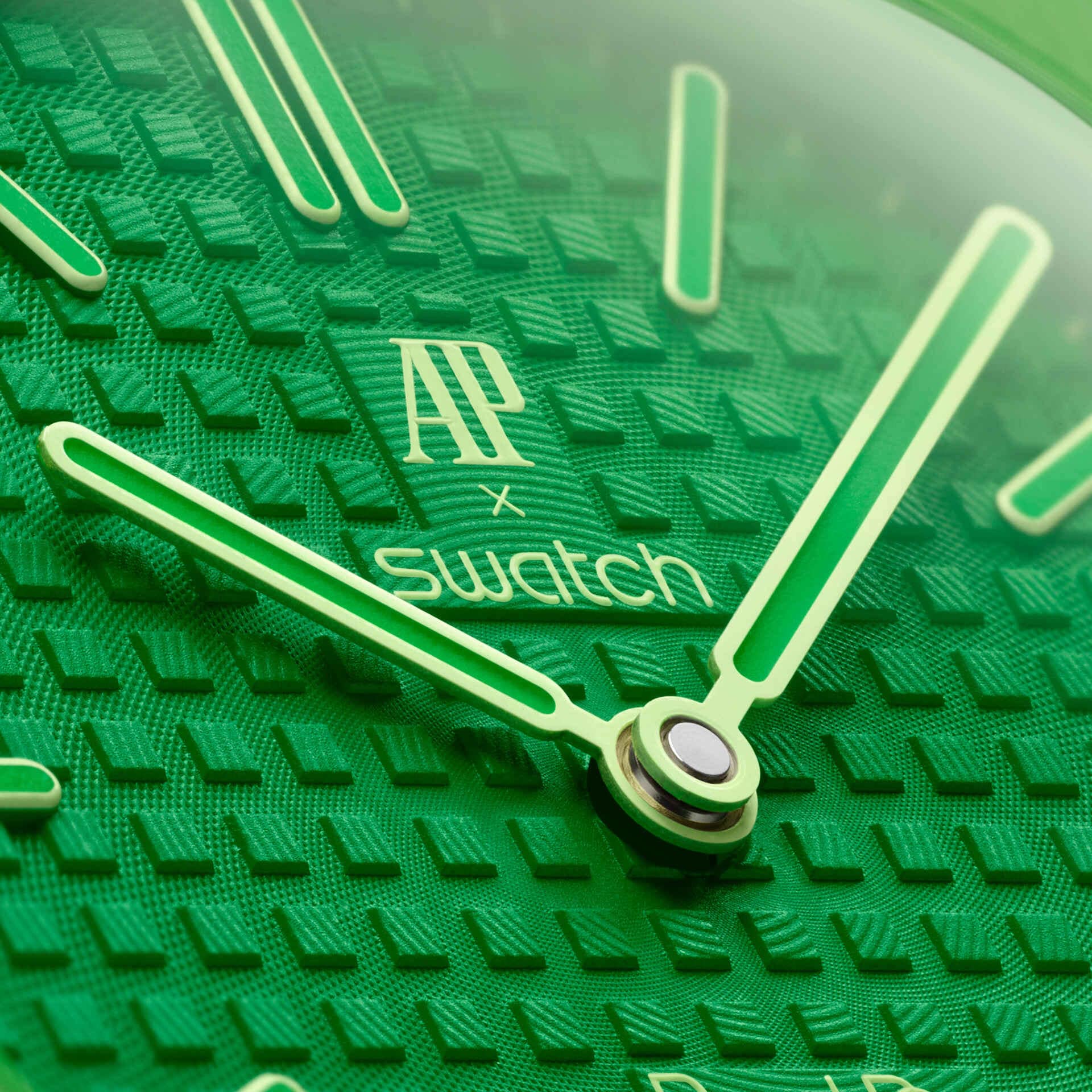 GREEN EIGHT - Royal Popコレクション | Audemars Piguet x Swatch