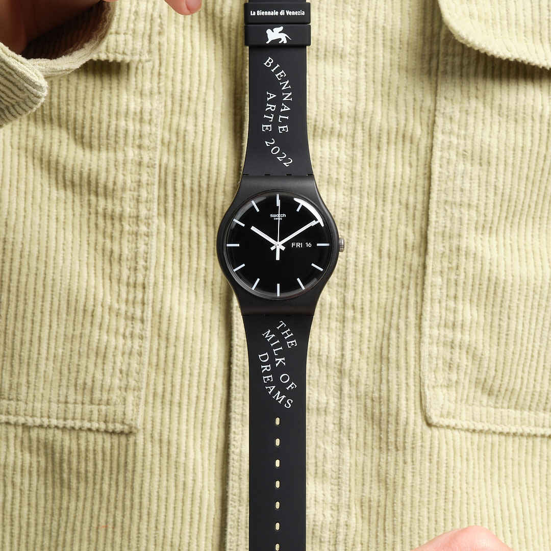 Swatch black sale