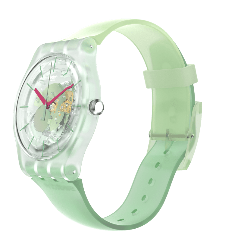 swatch watches clear