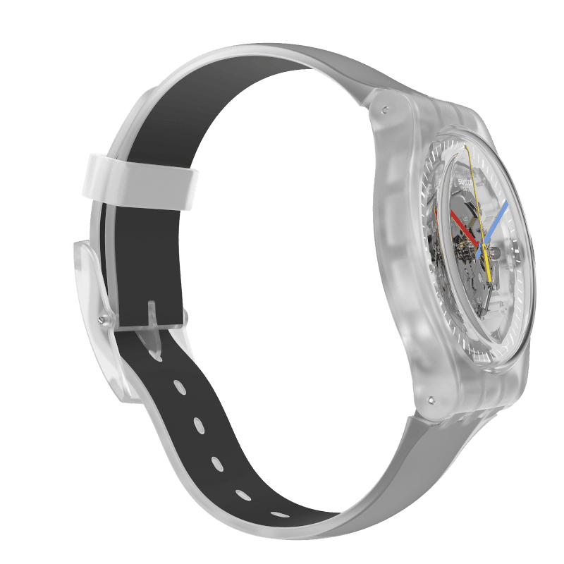 Reloj Swatch Hombre Monthly D Clearly Black Striped Suok157 – Joyas Lan