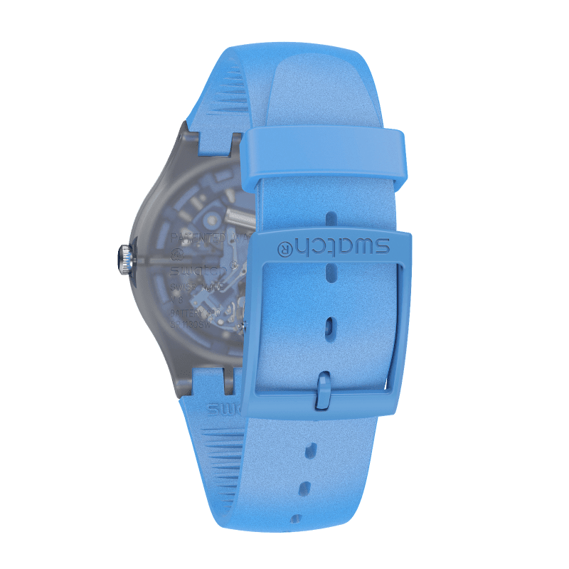 Blue swatch hot sale watch ladies