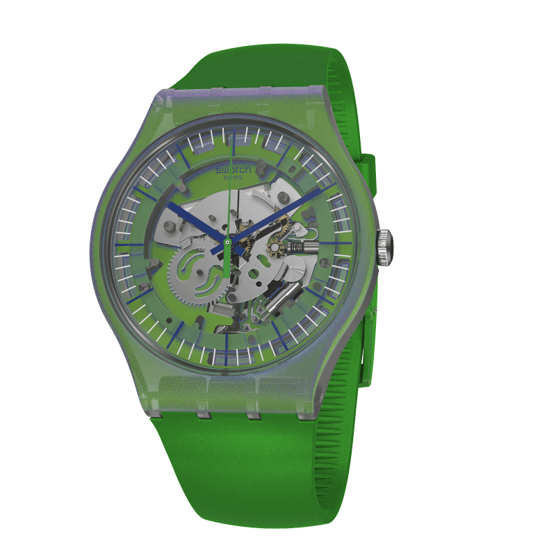 SHIMMER GREEN SUOM117 Swatch UK