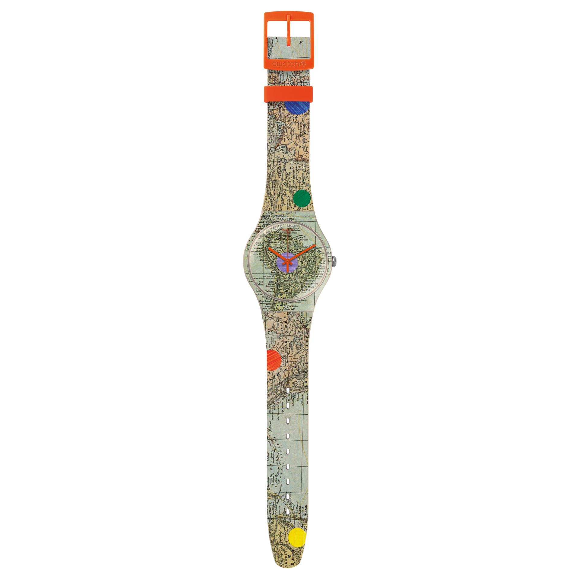 Red Bamboo Wood Snake Swatch Snake Watch SXY SNAKE SUOK146-020