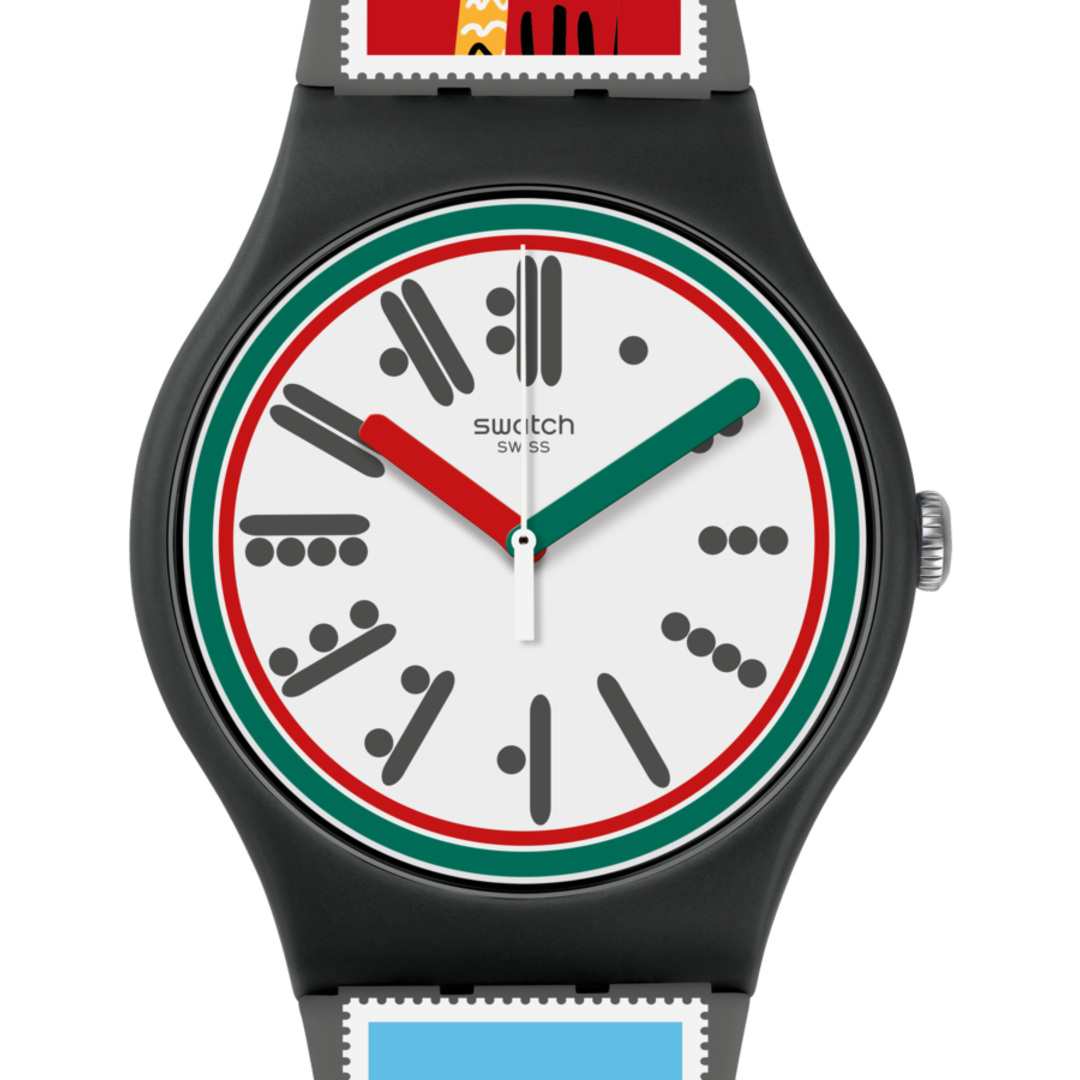 Swatch 腕時計 Swatch Christmas Special – HoHoOUCH - SUOZ717 – Santa Claus